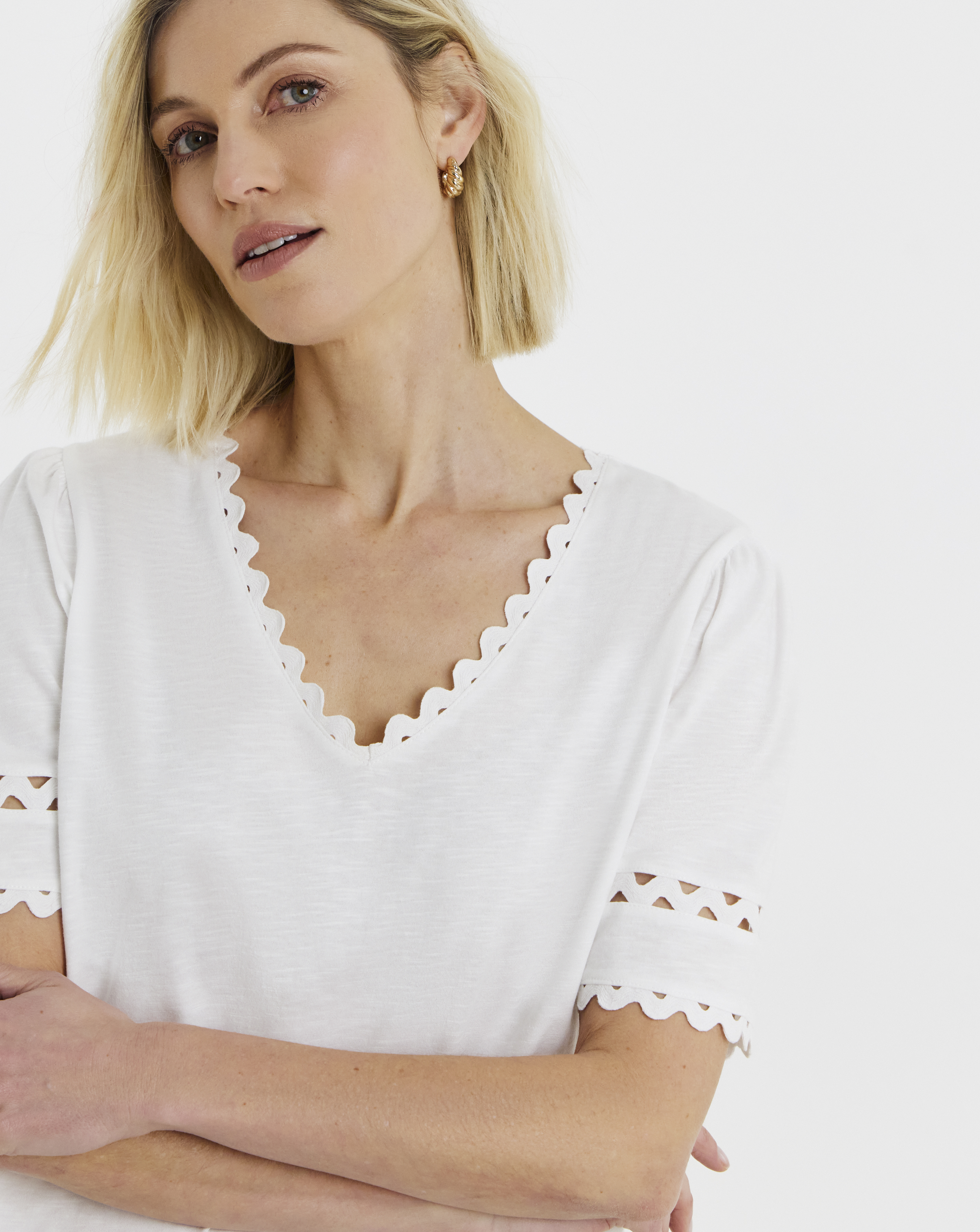 Ric Rac Trim Top
