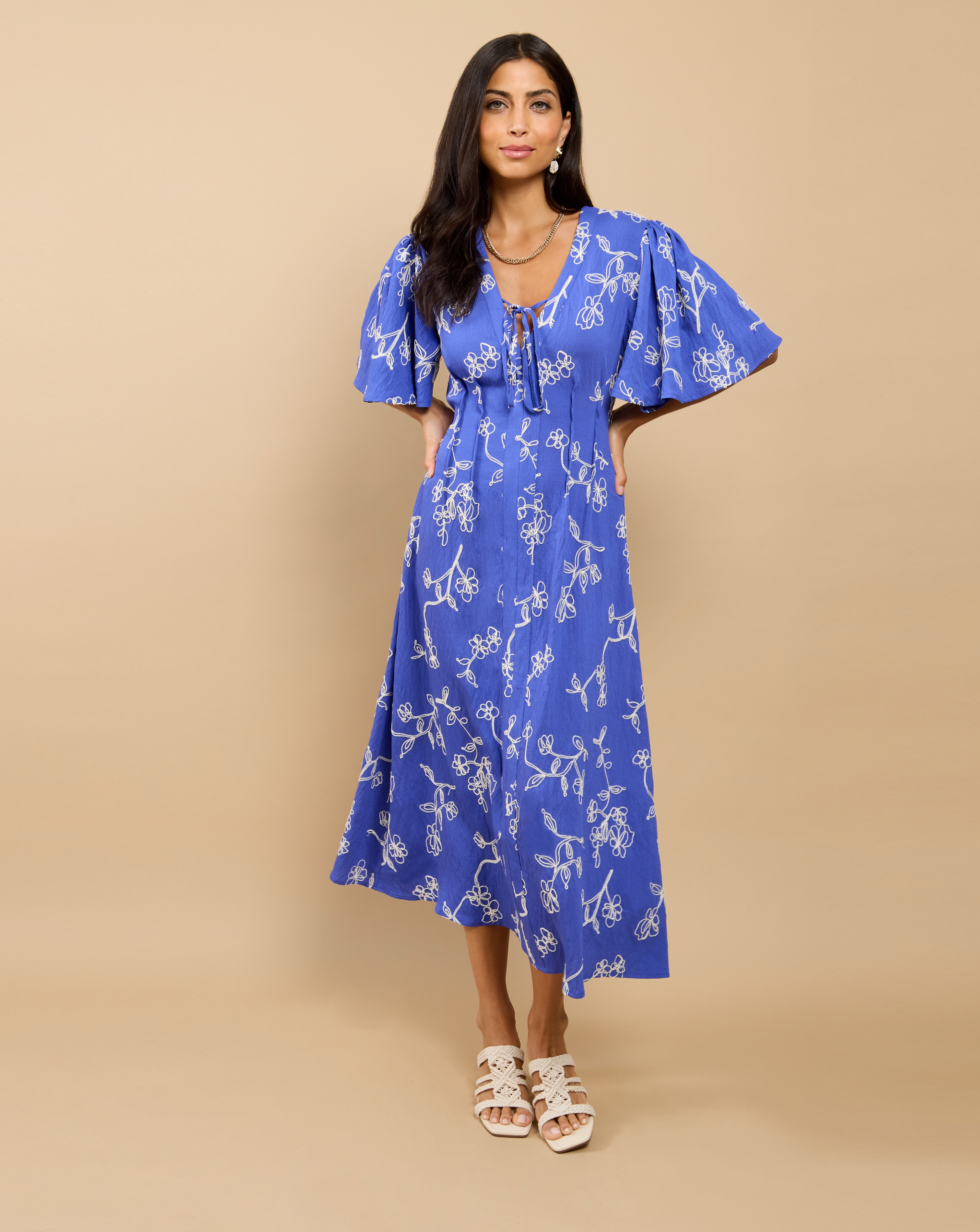 LM Blue Midaxi Dress