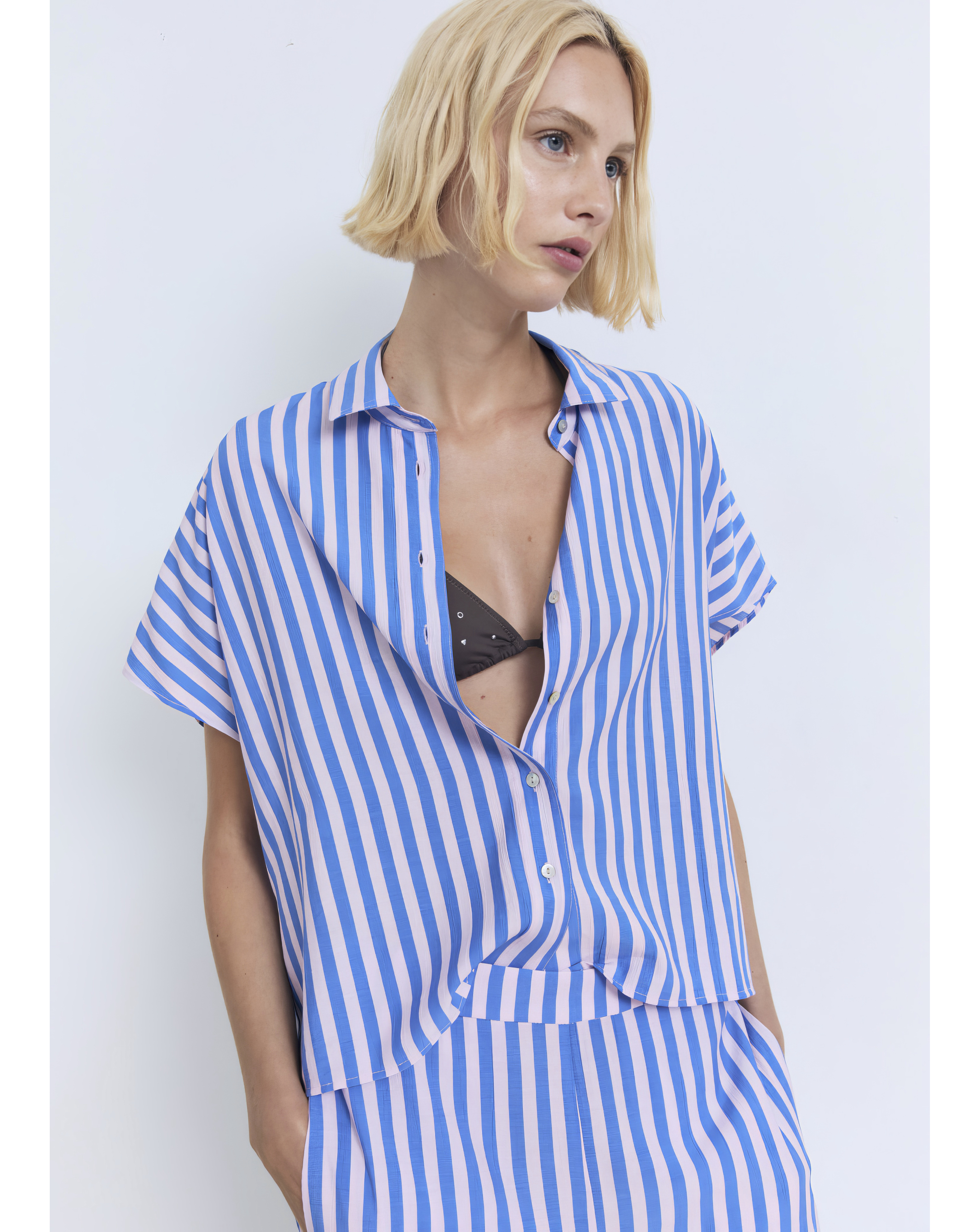 Mango Striped Shirt