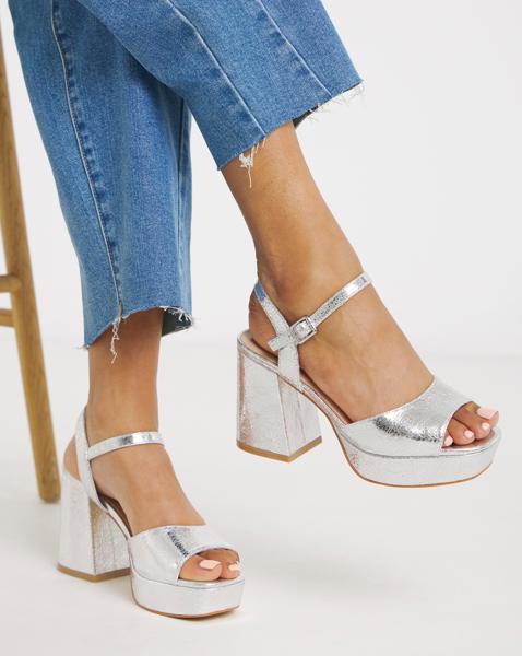 Platform Heels Ex Wide Fit