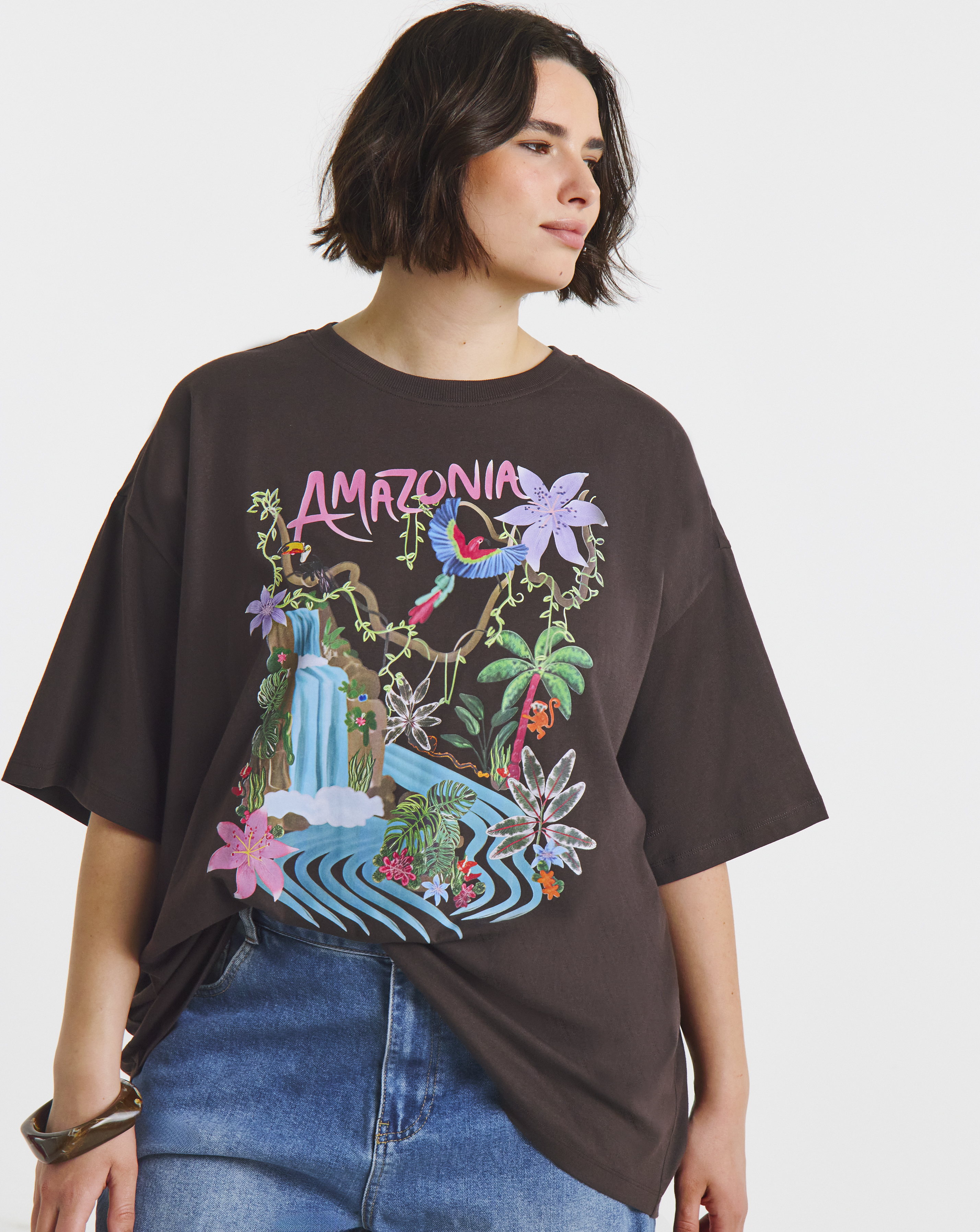 Amazonia Graphic Oversized T-Shirt