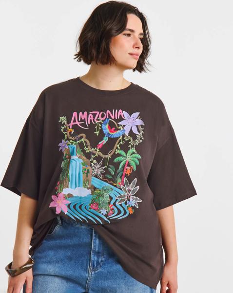 Amazonia Graphic Oversized T-Shirt
