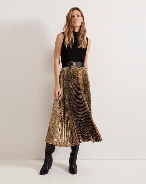 Phase Eight Pleat Midi Dress