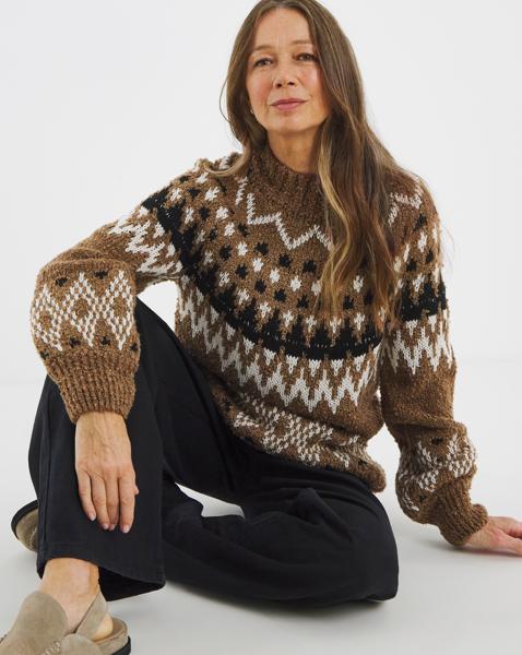 ALL OVER FAIRISLE JUMPER