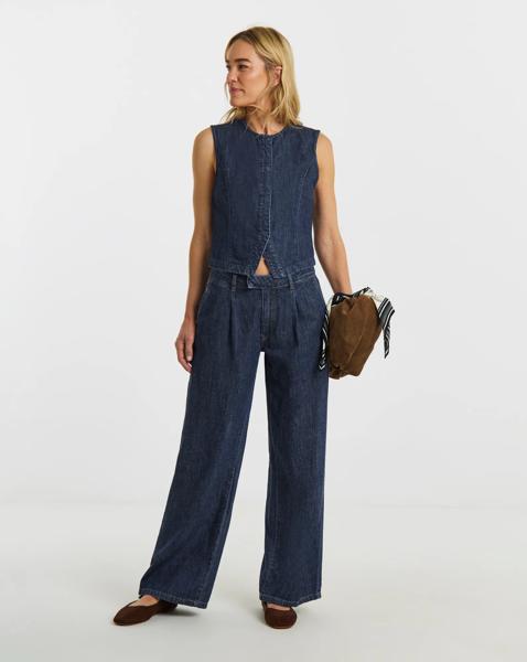 JDY Lana Mid Waist Wide Leg Trouser