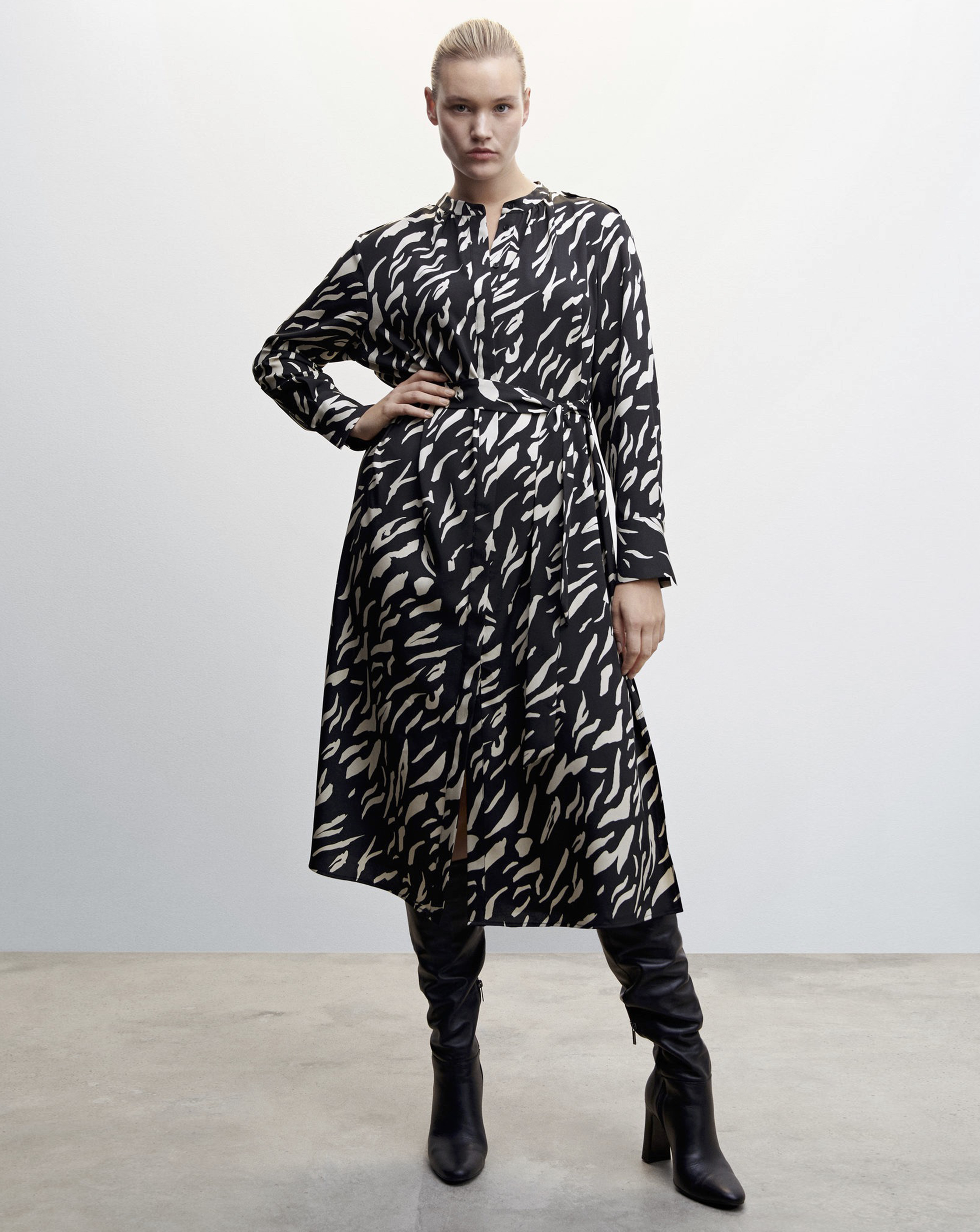 Mango Truman Midi Printed Dress