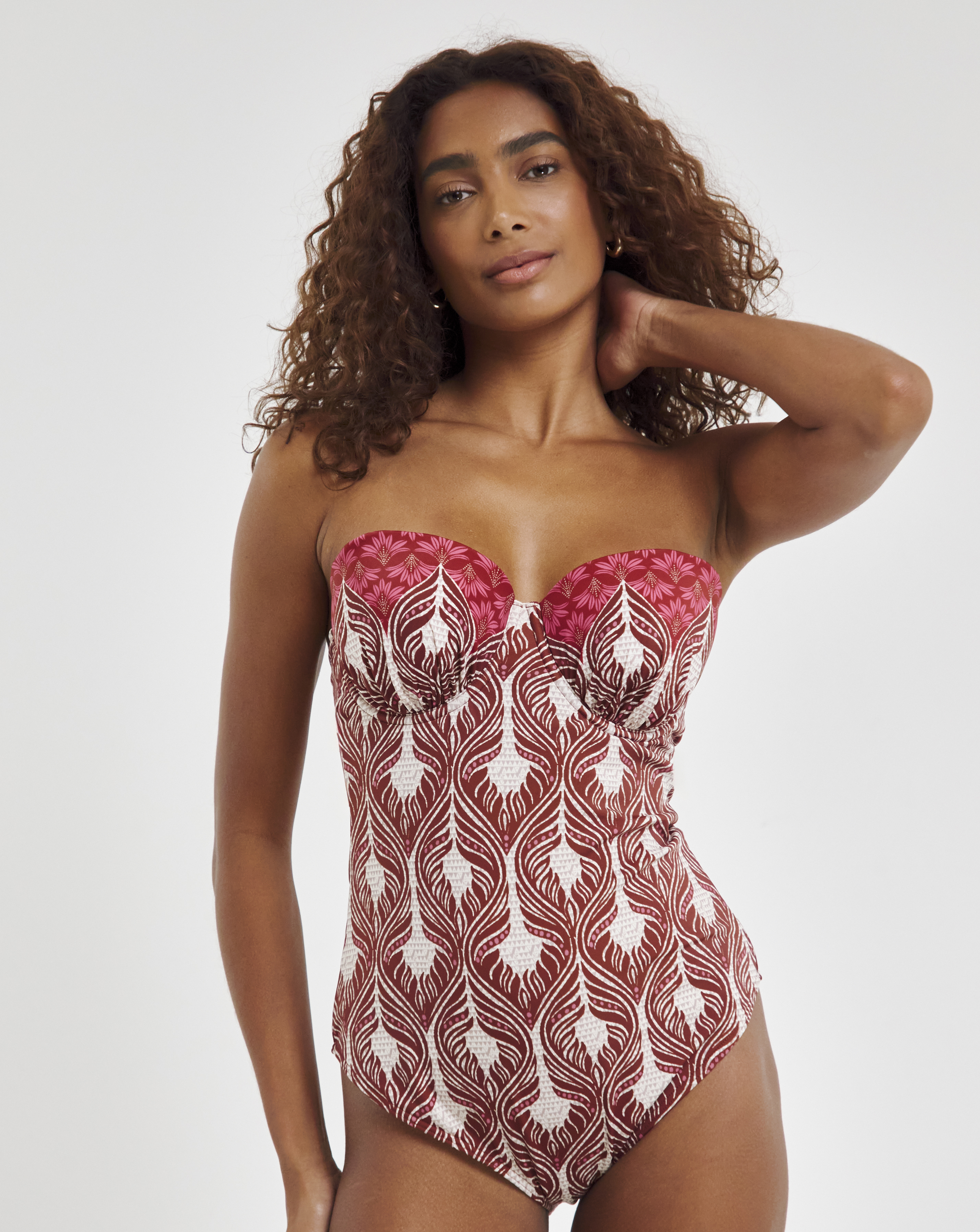 Underwired Bandeau Swimsuit