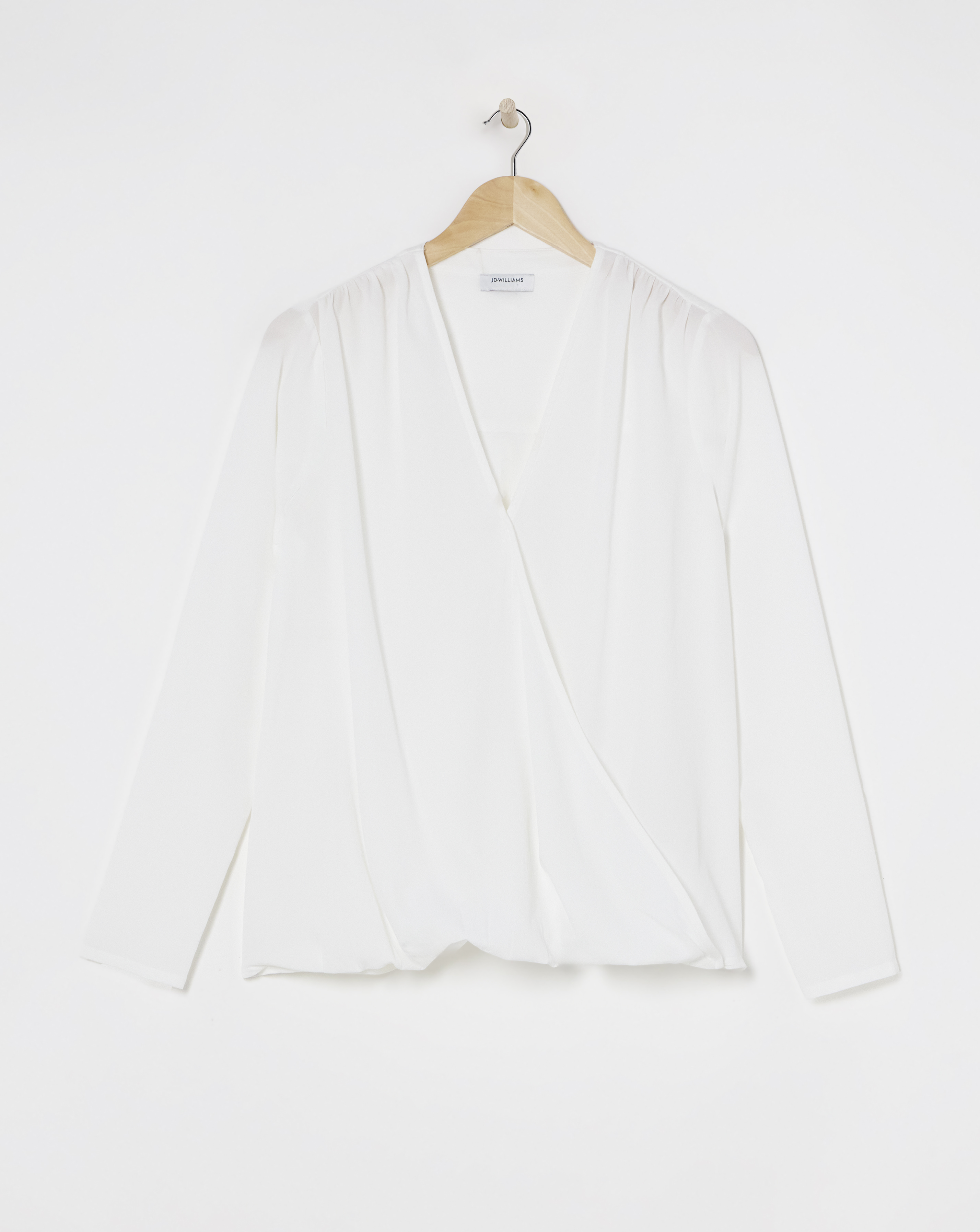 Wrap Drape Blouse