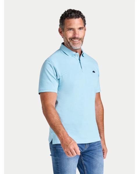 Raging Bull Classic Organic Polo Sky Blue