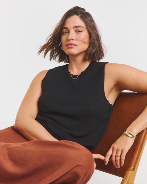 Simply Be Semi Sheer Knitted Vest