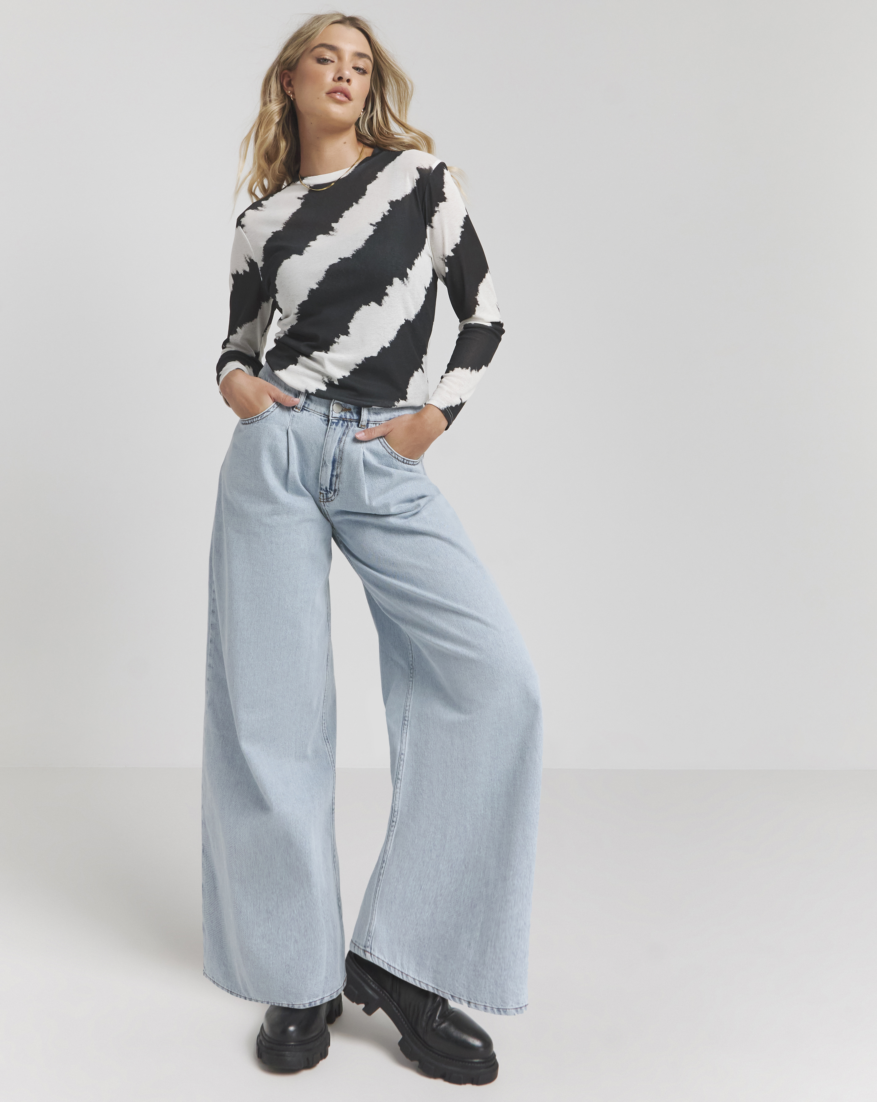 Simply Be Print Mesh Top