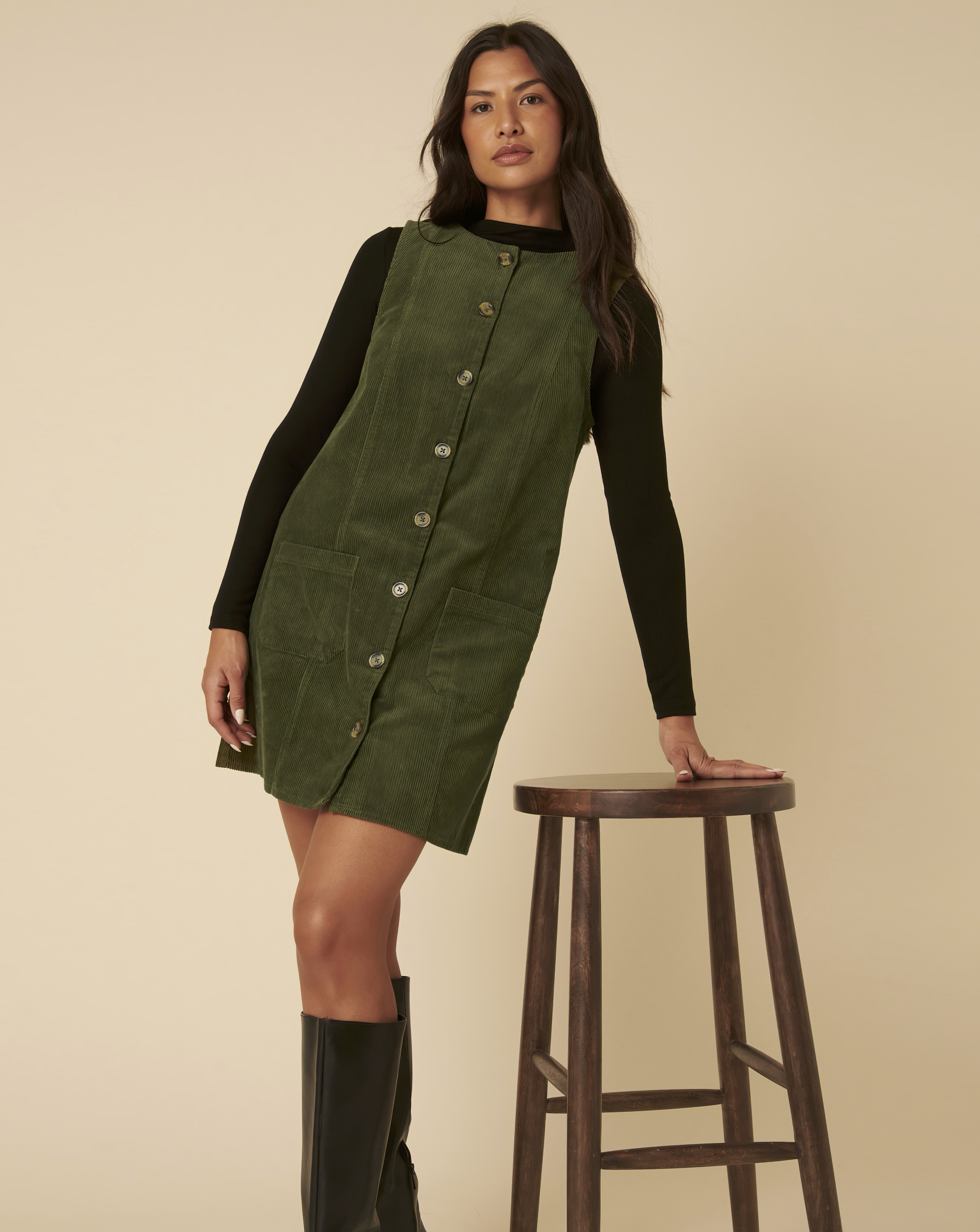 Nobody's Child Alessa Pinafore Dress