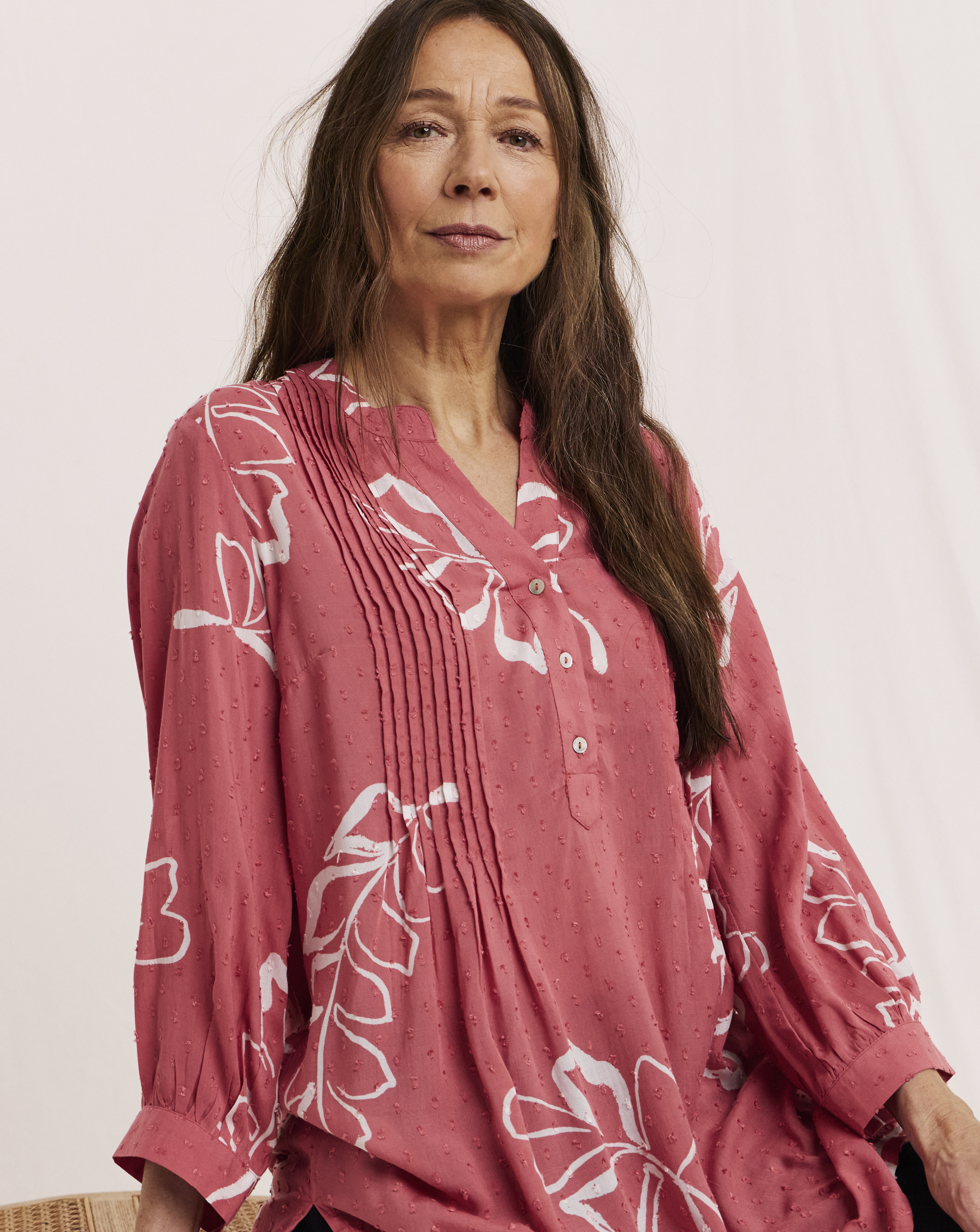 Julipa Pintuck Dobby Tunic