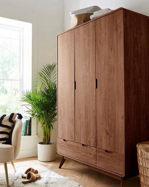 Oslo 3 Door 2 Drawer Wardrobe