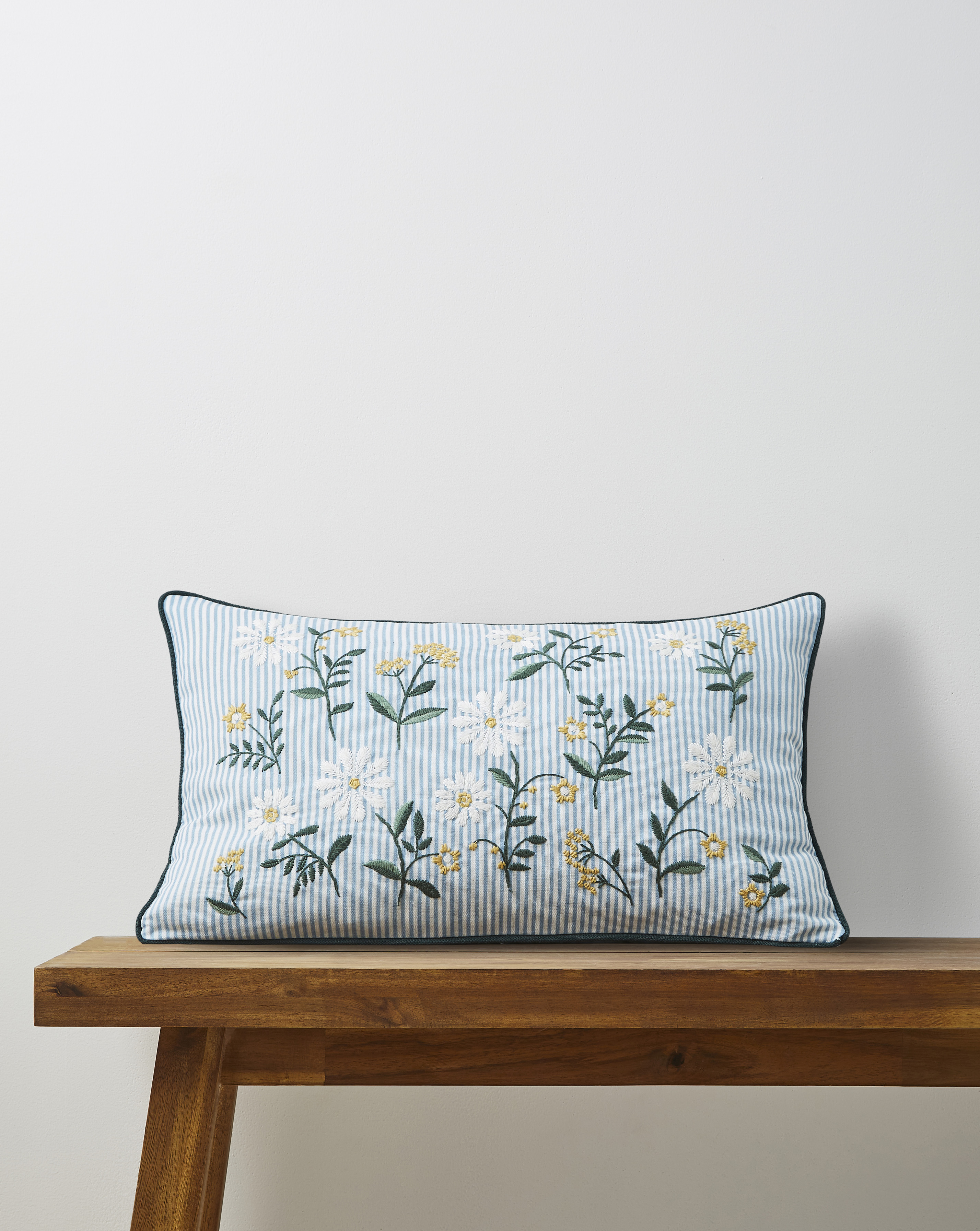 Julipa Nora Floral Stripe Cushion