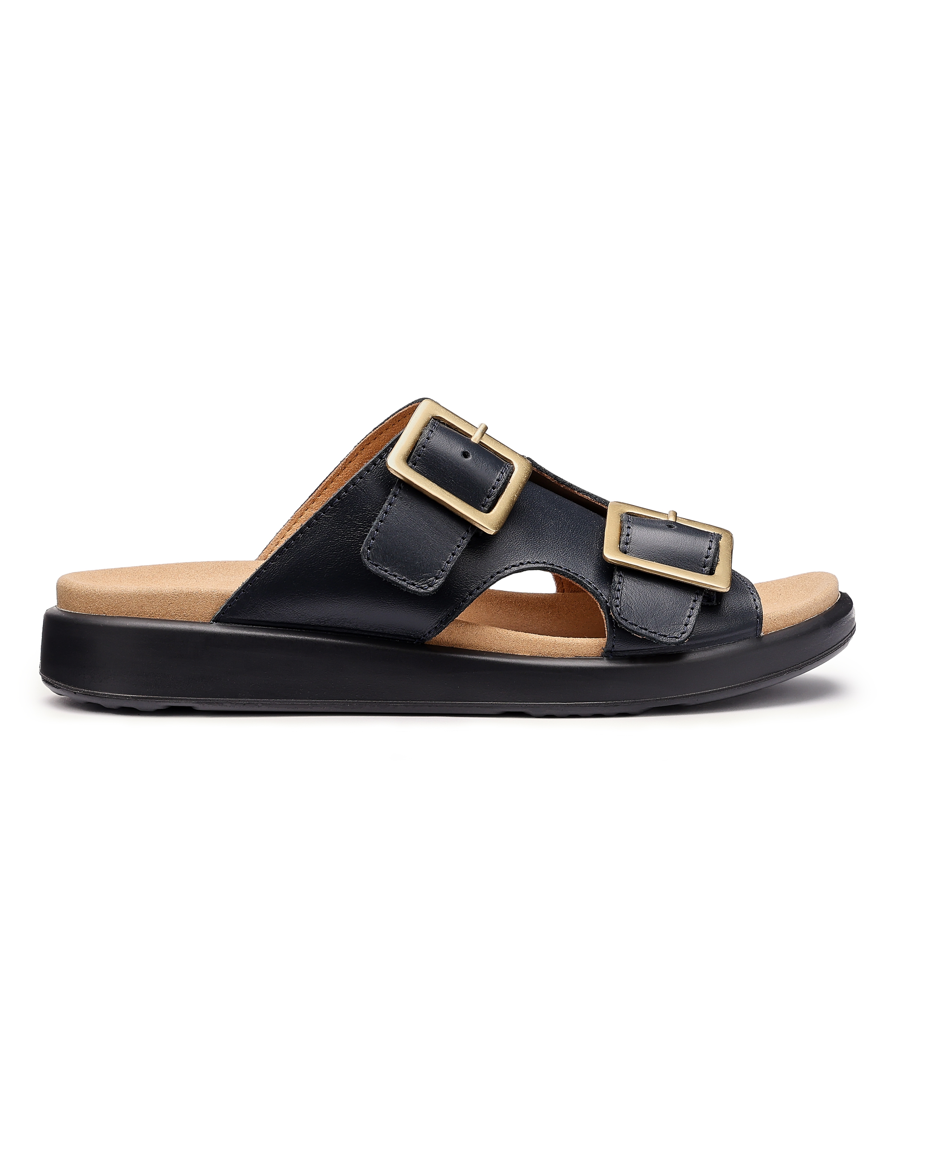 Hotter Wide Fit Corsica Mule Navy - Hotter - Size5