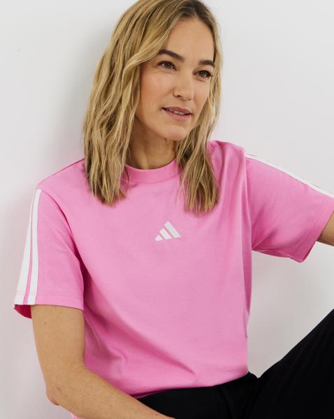 adidas 3 Stripe T-Shirt