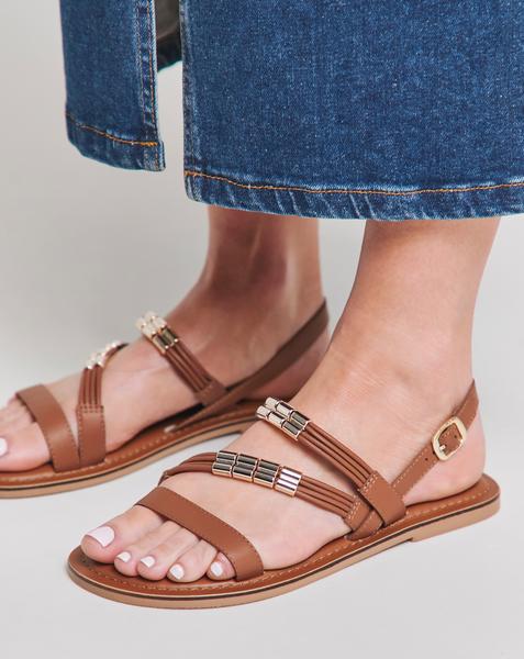 Leather Gladiator Sandal EEE Fit