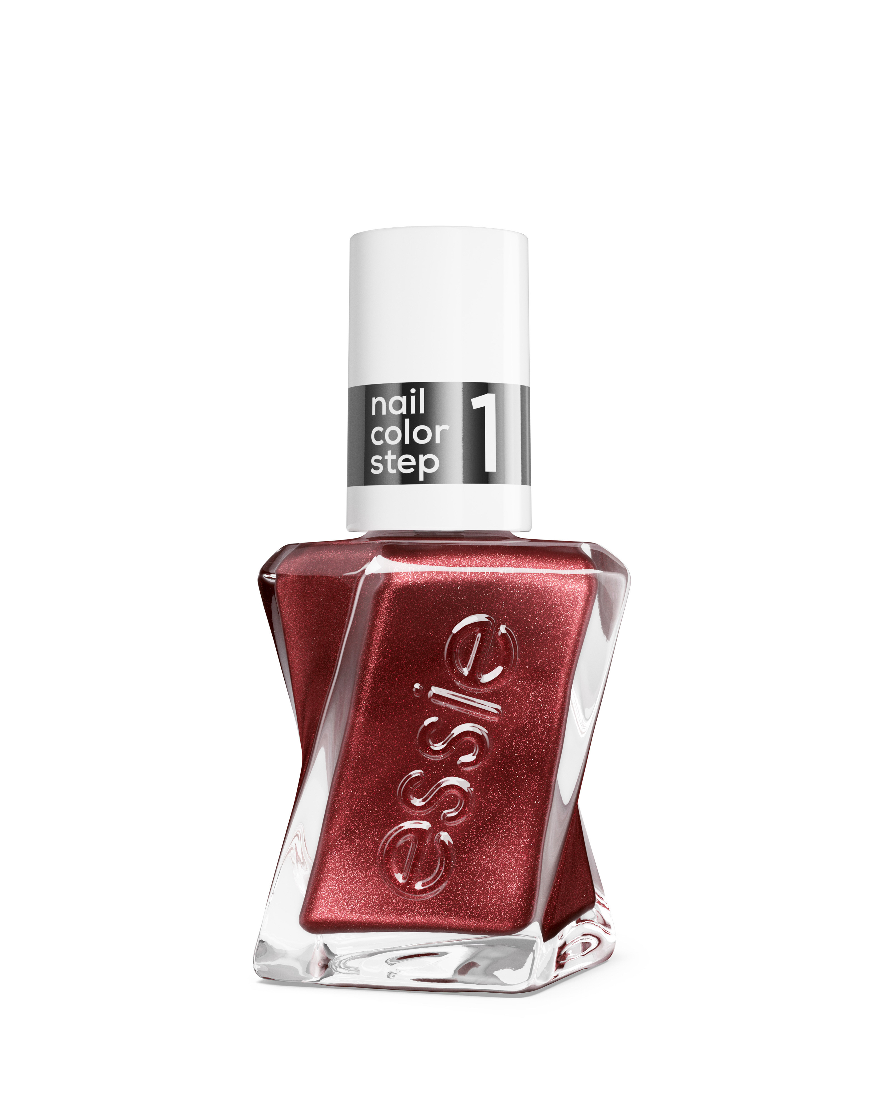 Gel by essie Metallic Burgundy Red
