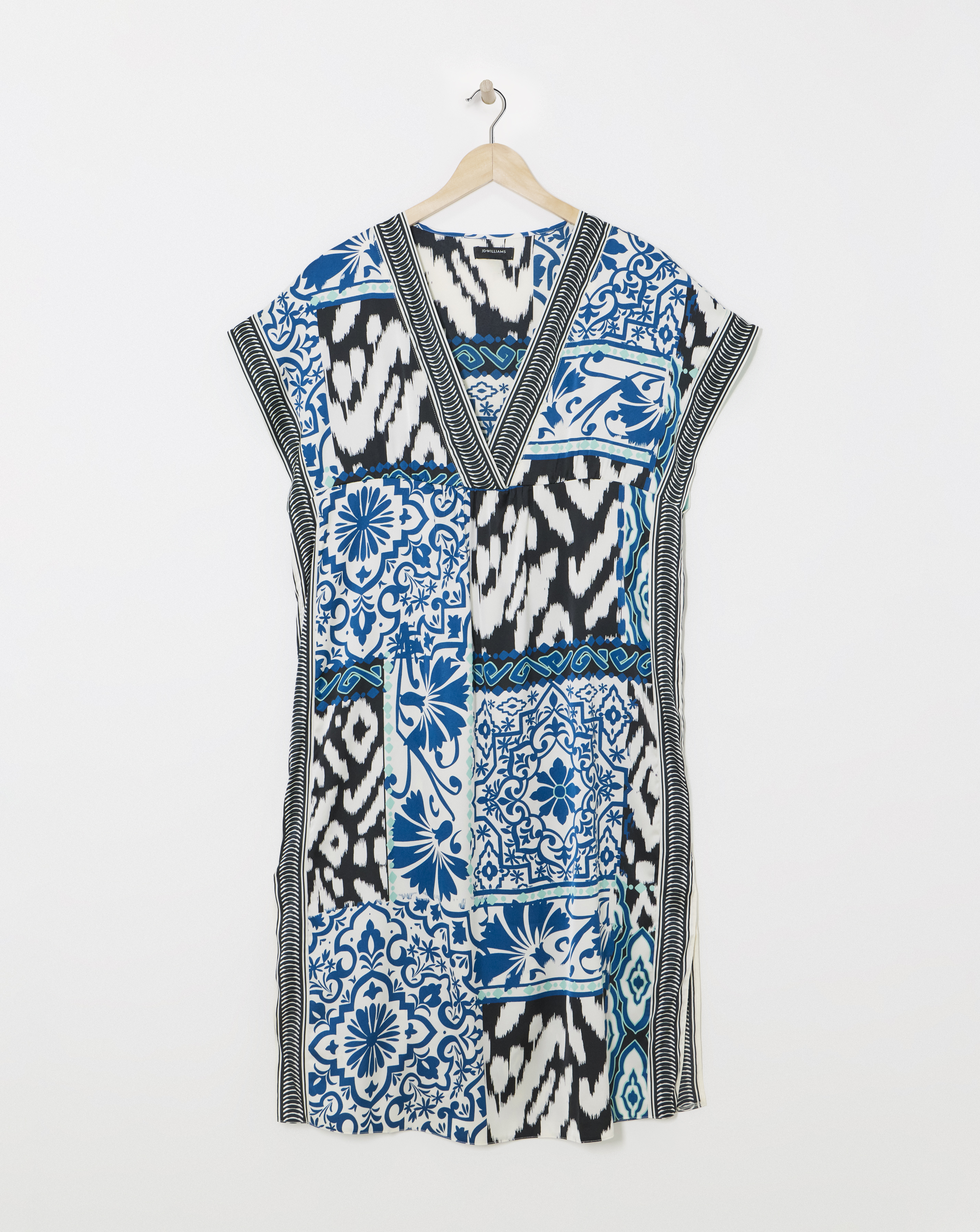 Stretch Satin Printed Nightie