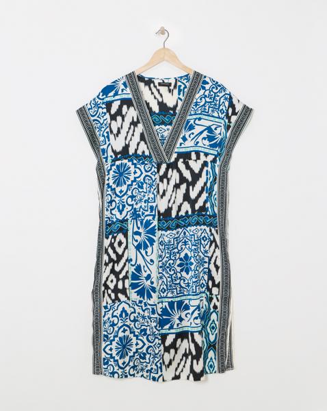 Stretch Satin Printed Nightie