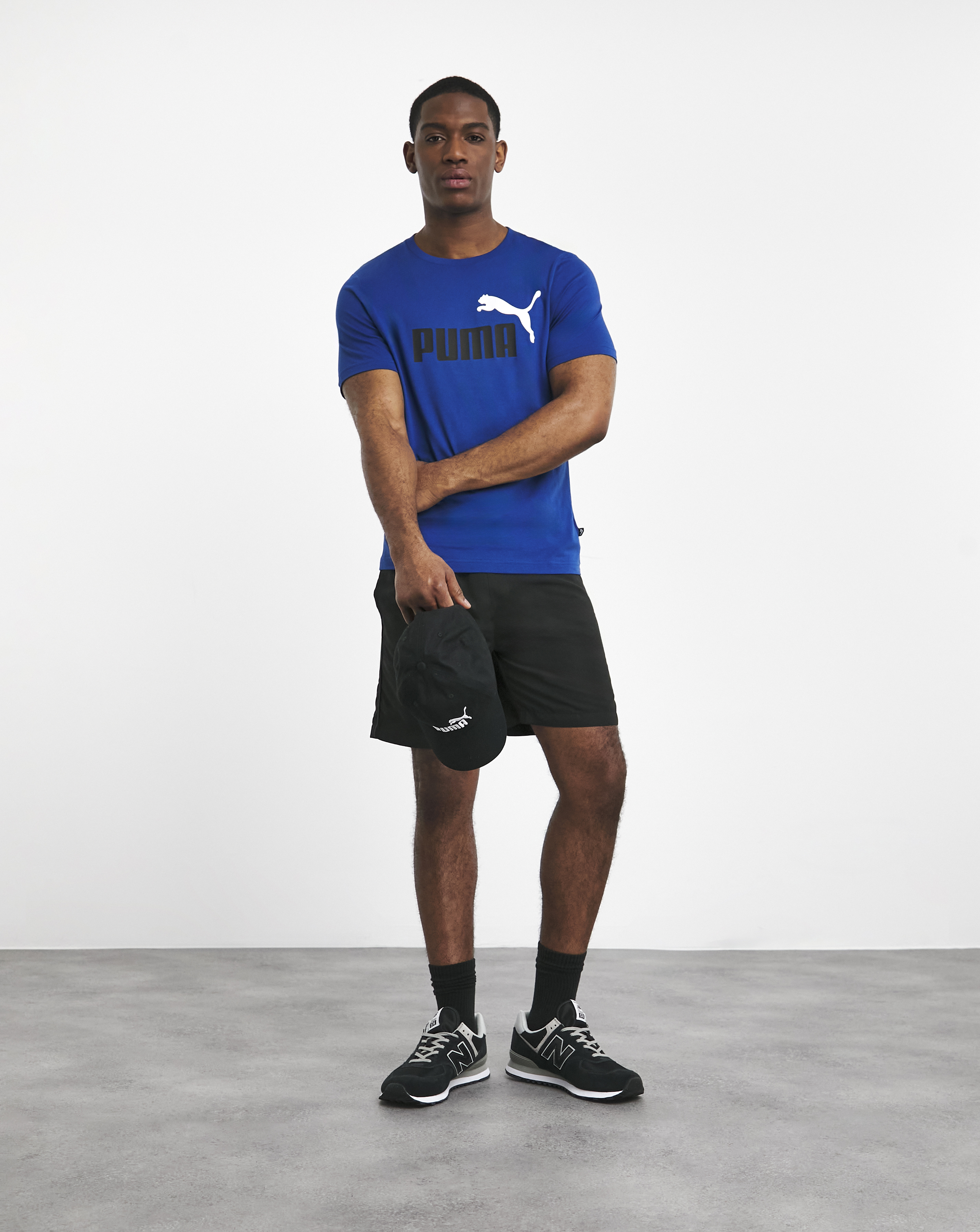 PUMA Essentials 2 Colour Logo T-Shirt