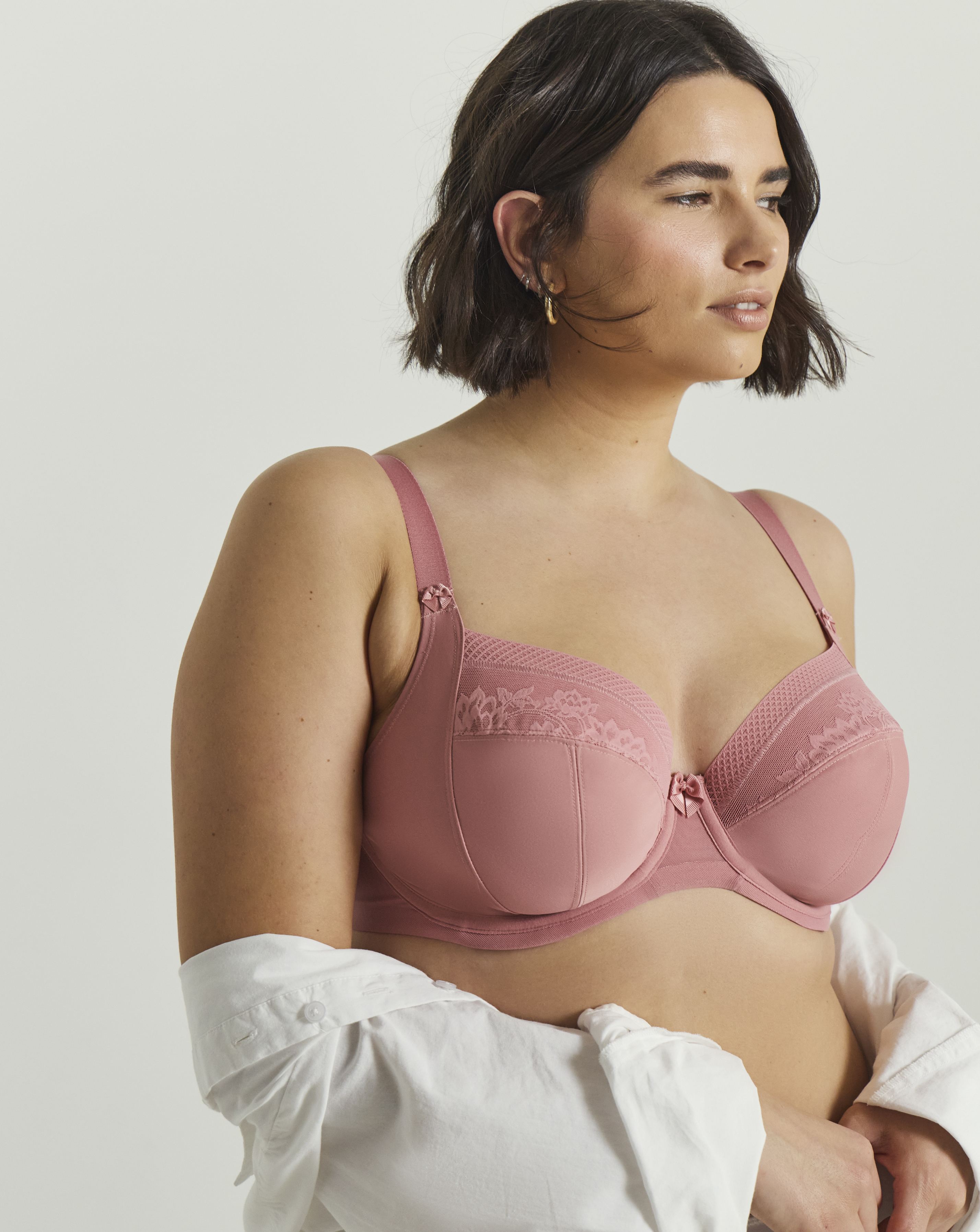 Elomi Nerina Plunge Wired Bra Rose