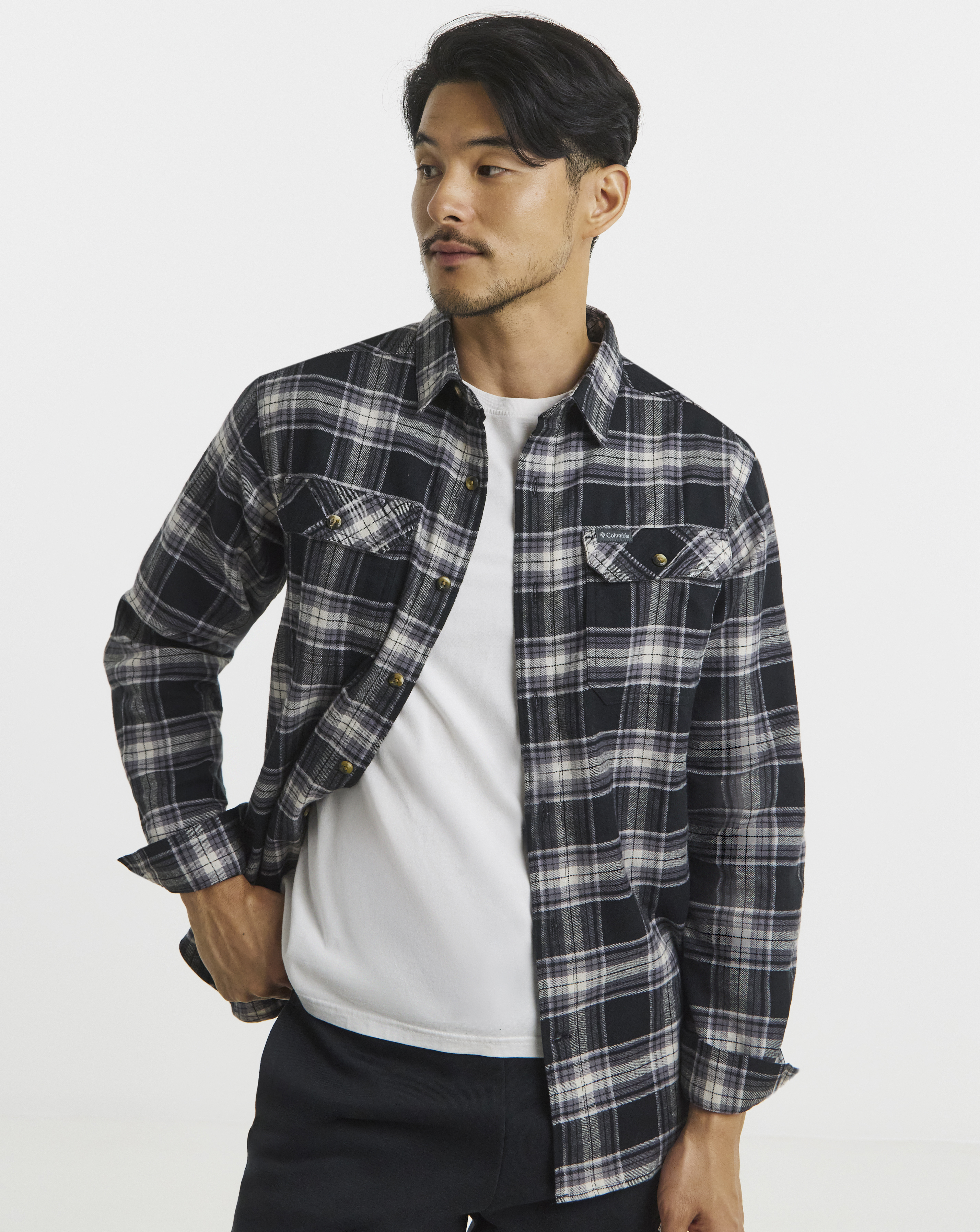 Columbia Flare Gun Stretch Flannel Shirt - Black