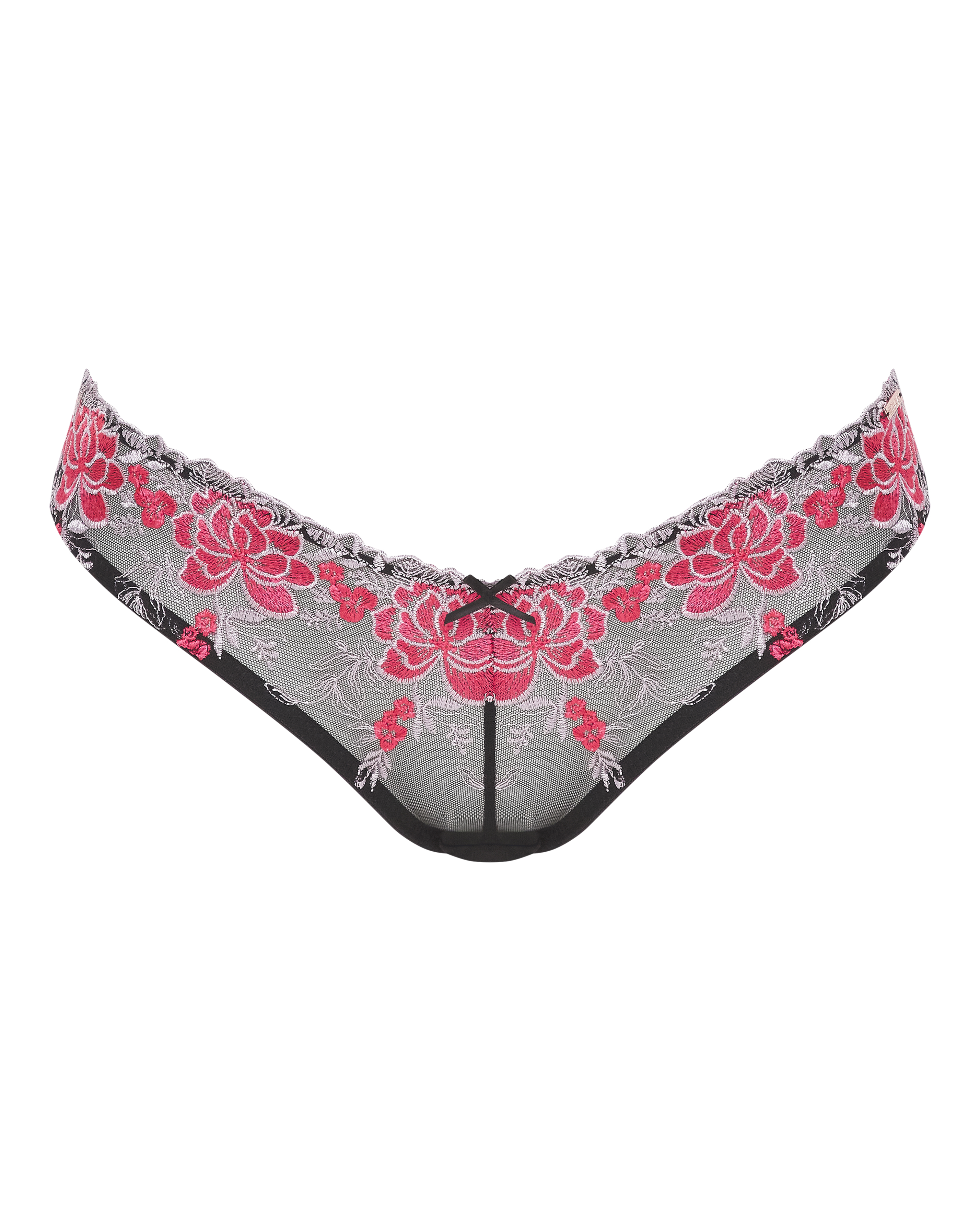 Figleaves Curve Neon Floral V Brazilian