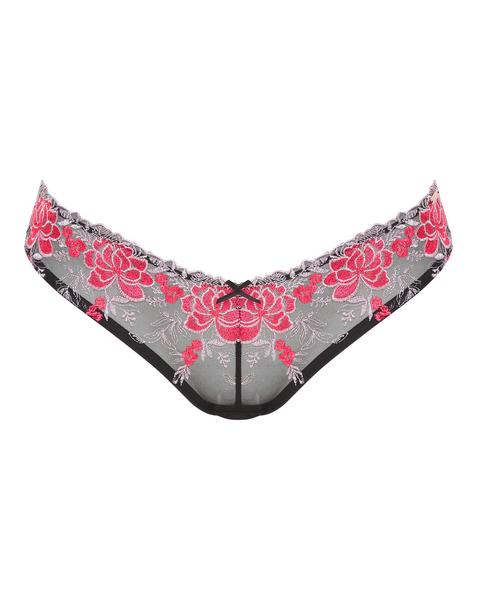 Figleaves Curve Neon Floral V Brazilian