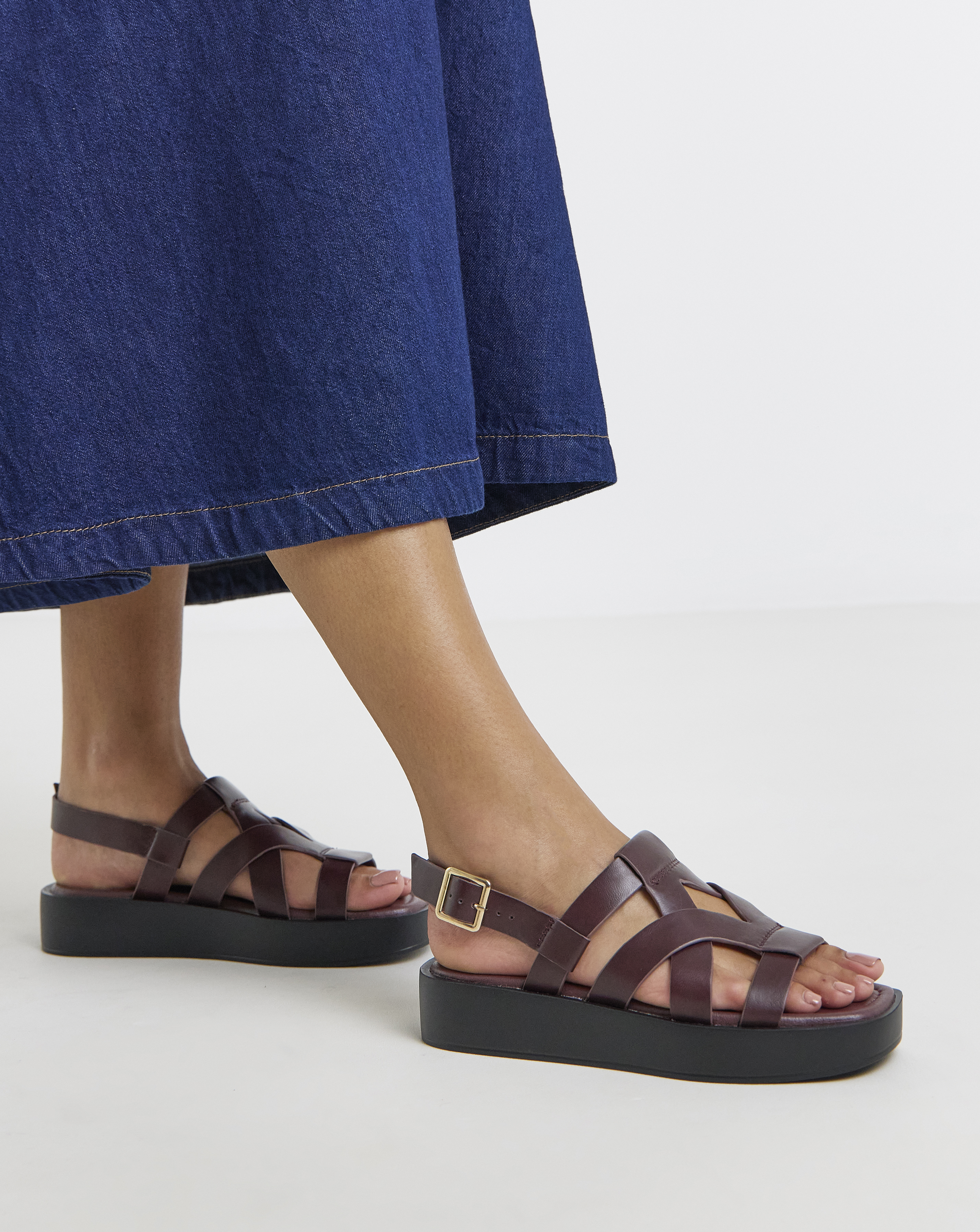 Chunky Fisherman Sandals Wide Fit