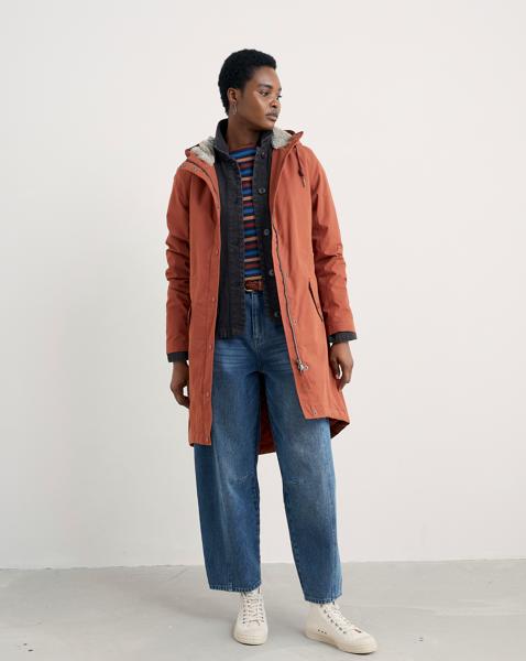 Seasalt Cornwall Plant Waterproof Coat