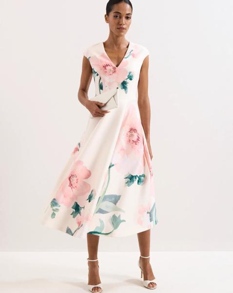 Phase Eight Rakhi Scuba Midi Dress
