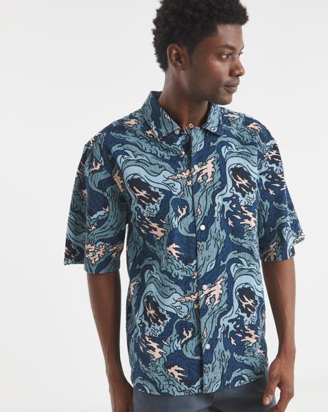 Timberland Seersucker Graphic Shirt
