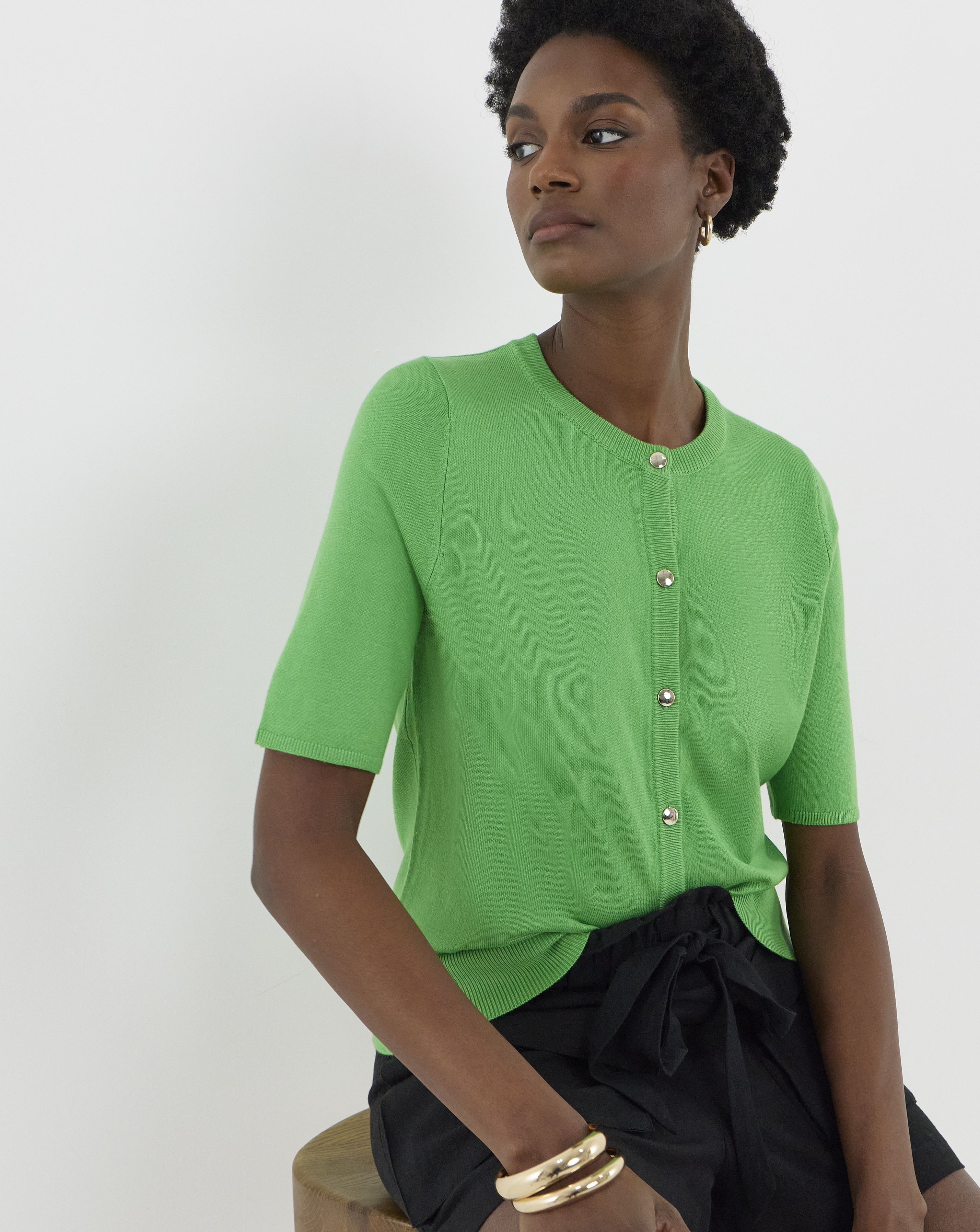 Short Sleeve Cardigan