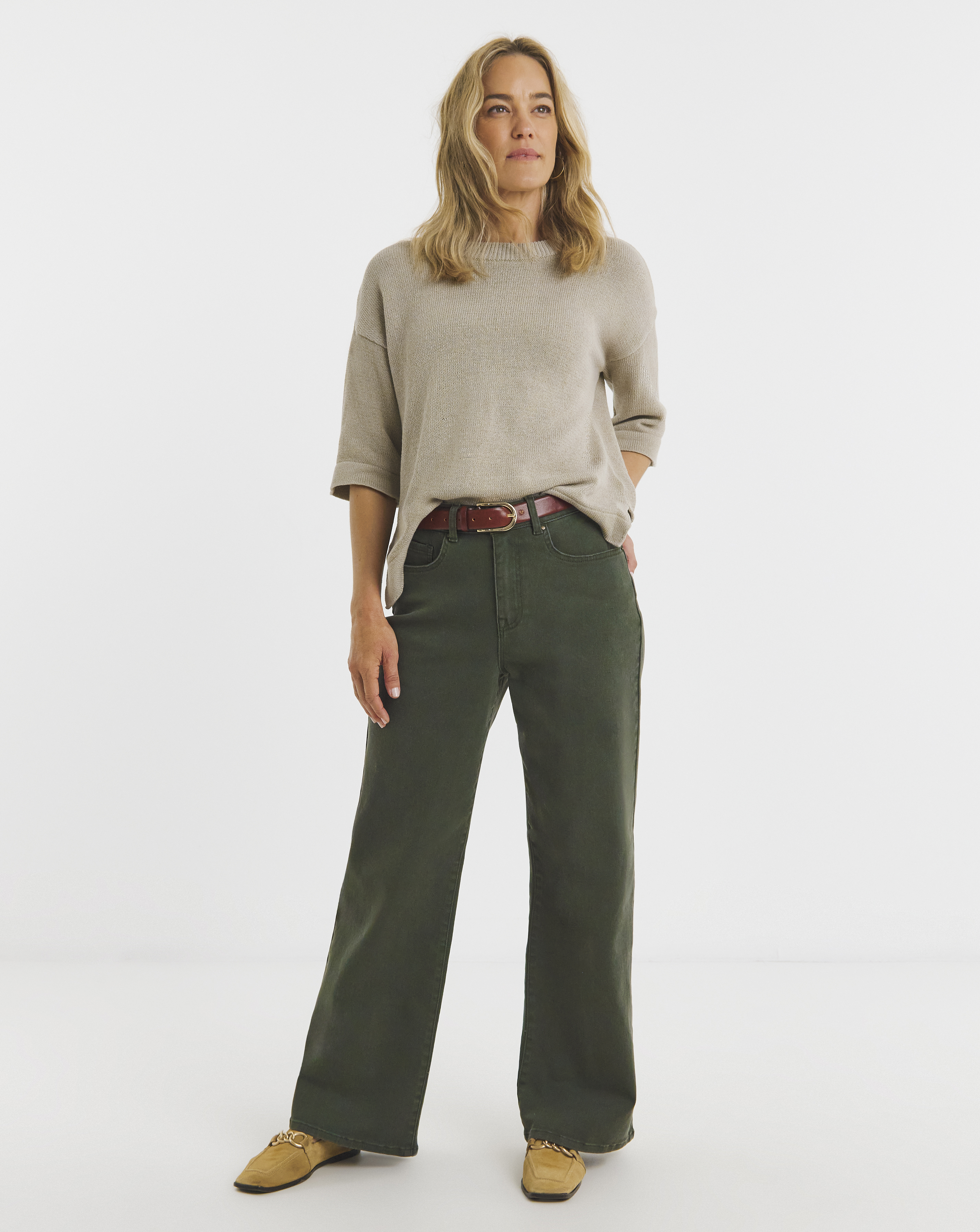 Authentic Wide Leg Jeans