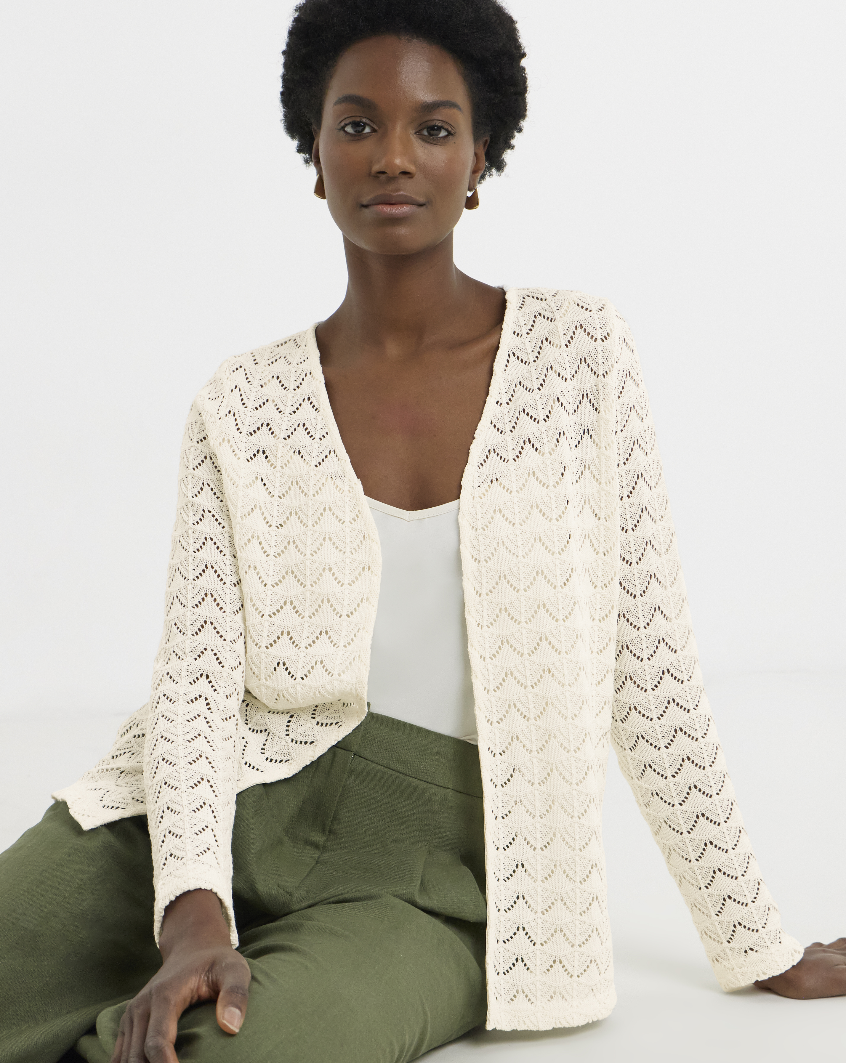 Crochet Long Cardigans | JD Williams