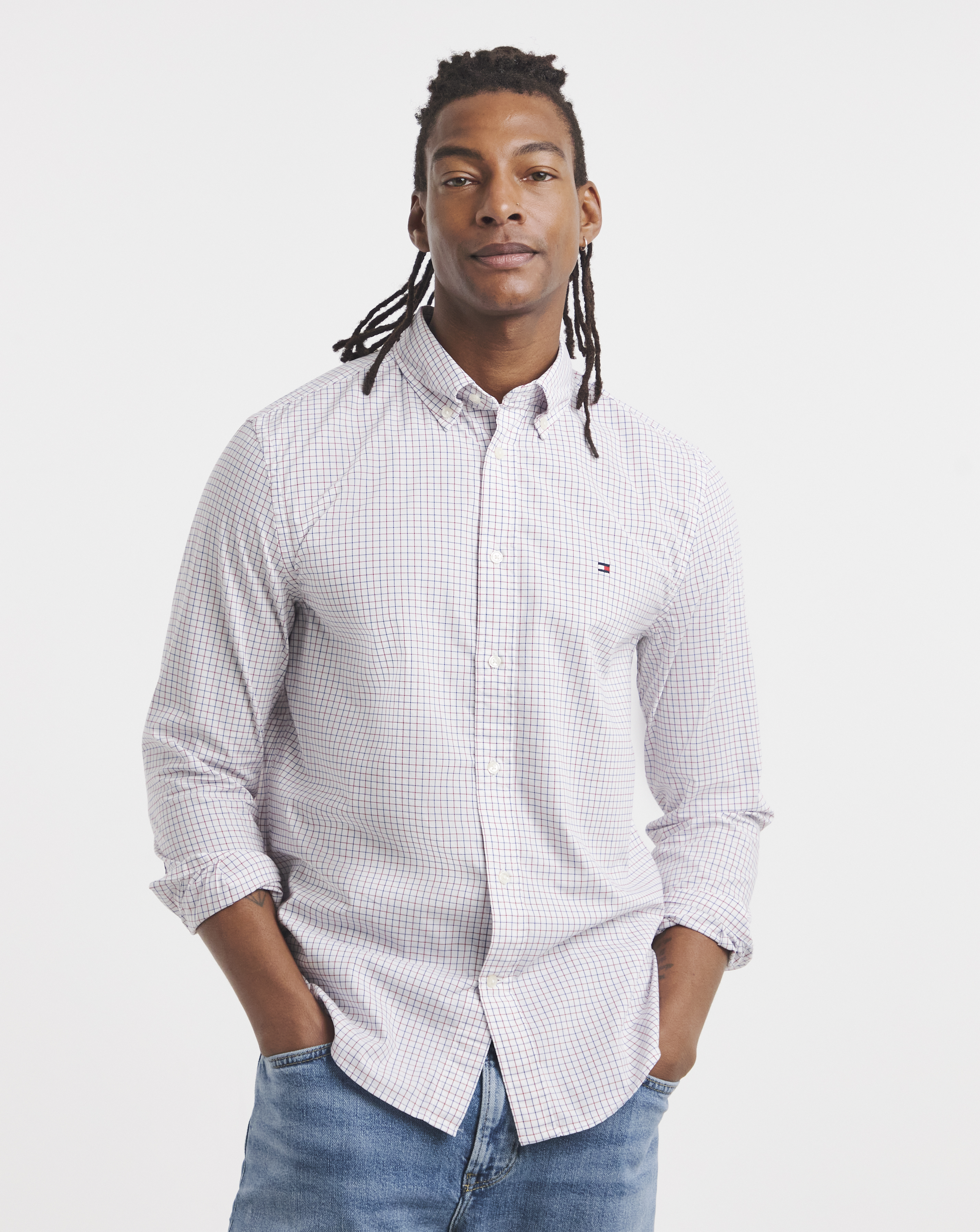 Tommy Hilfiger Check Shirt - Red