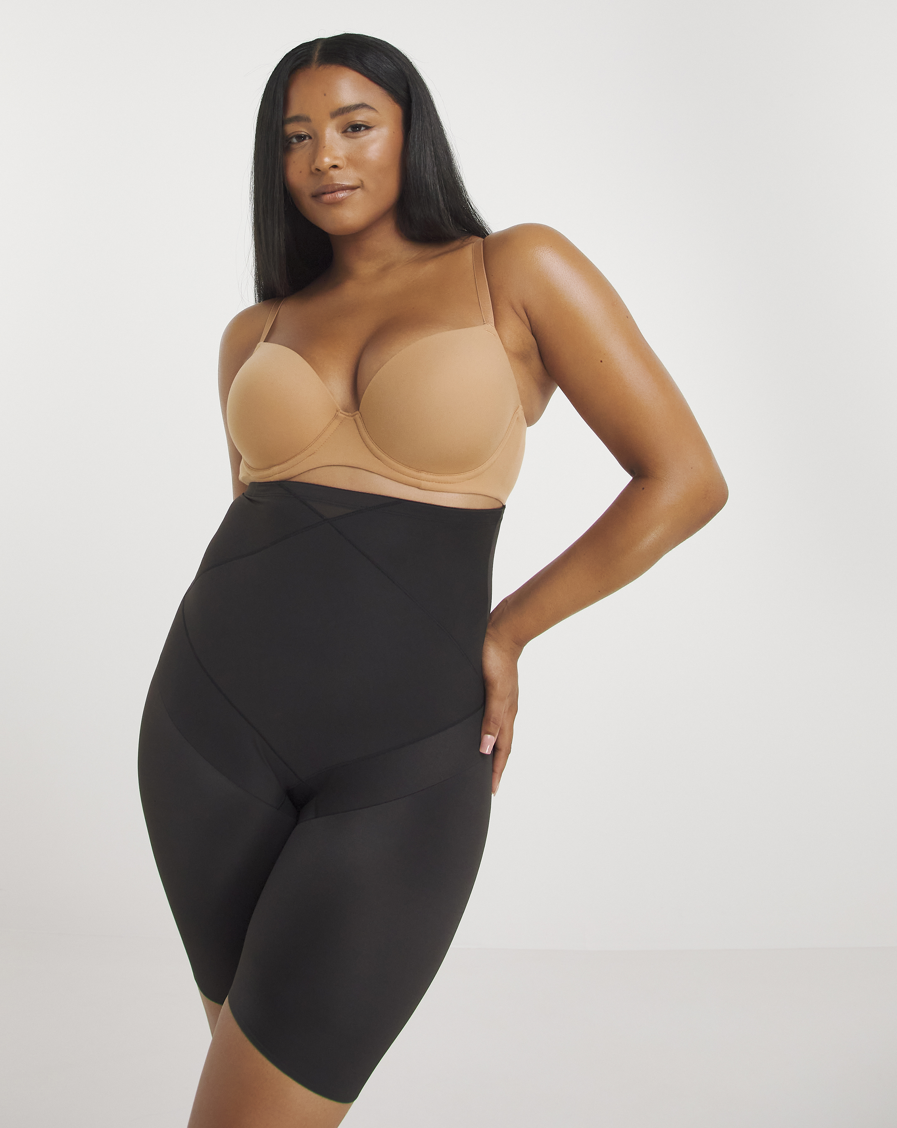 Miraclesuit Women's Black Tummytuck Thigh Slimmer Blk Extra Large