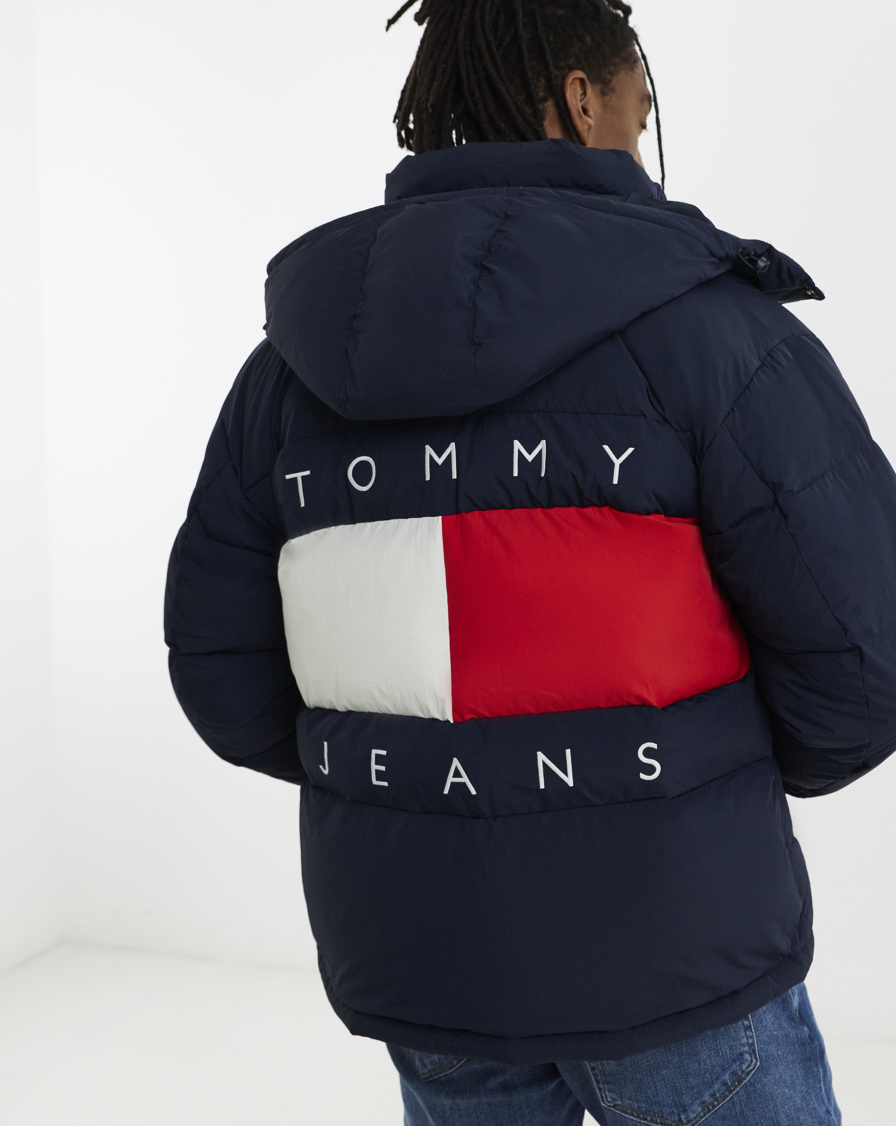 Tommy Jeans Puffer Jacket - Navy