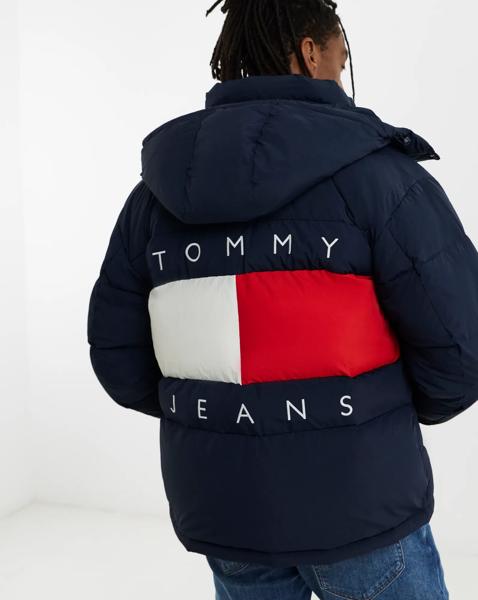 Tommy Jeans Puffer Jacket - Navy