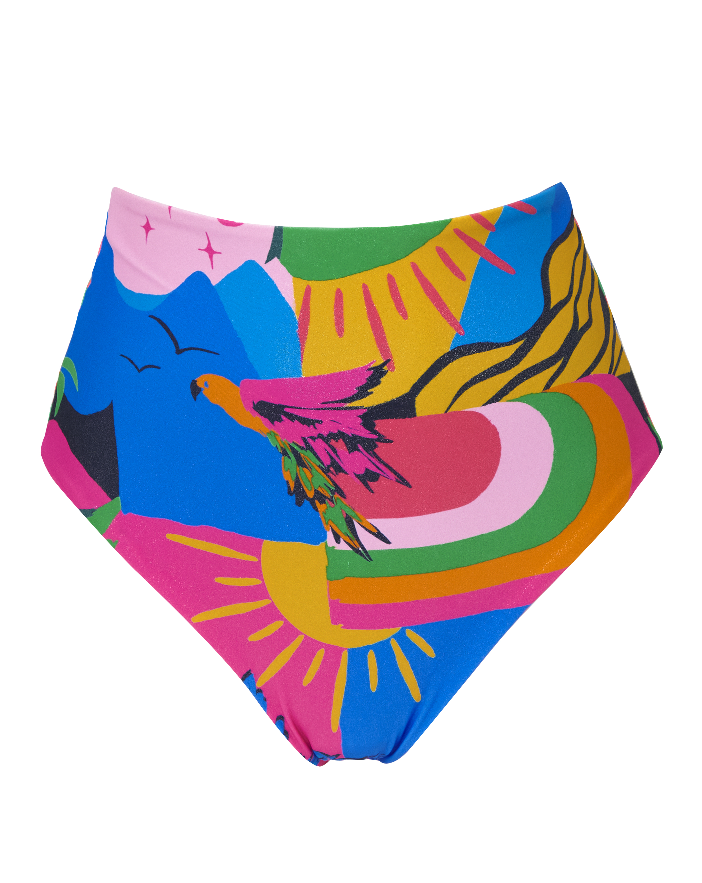 High Waist Bikini Bottoms