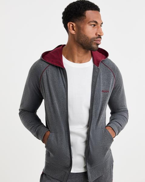 BOSS Lounge Hoodie - Charcoal