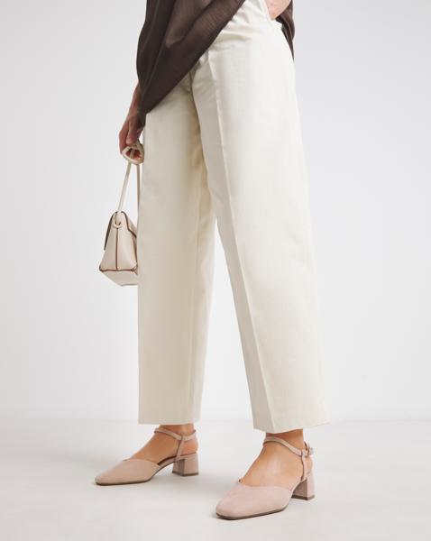 Two Part Heeled Shoes Wide