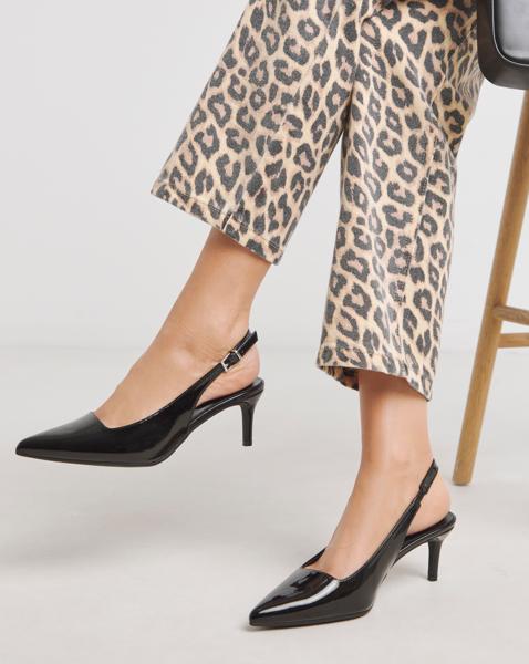 Pointed Toe Slingback Wide
