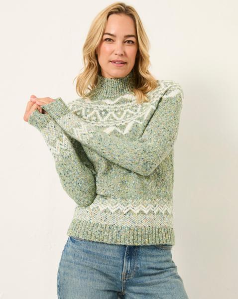 FatFace Birch Fairisle Crew