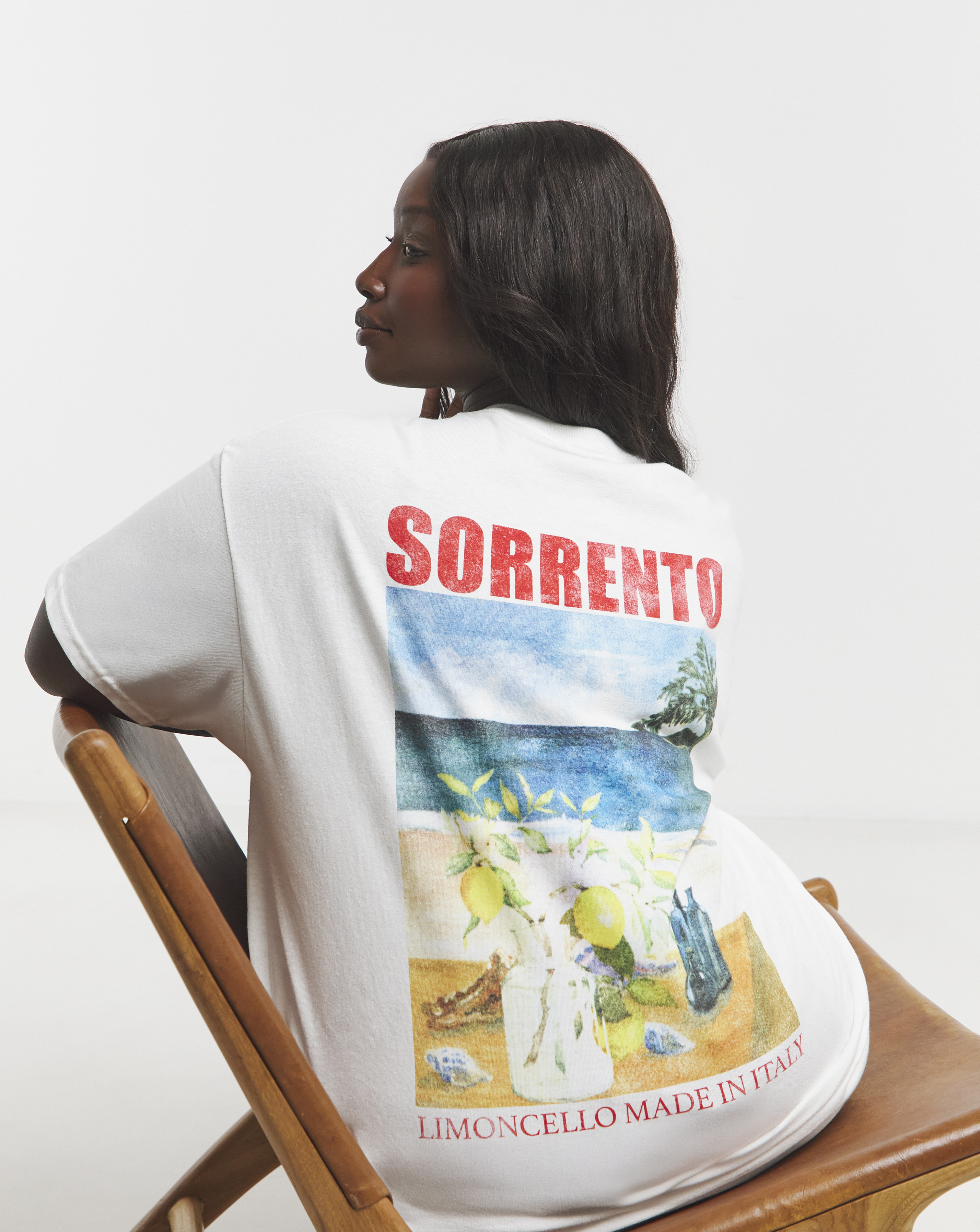 Simply Be Sorrento Slogan T-Shirt