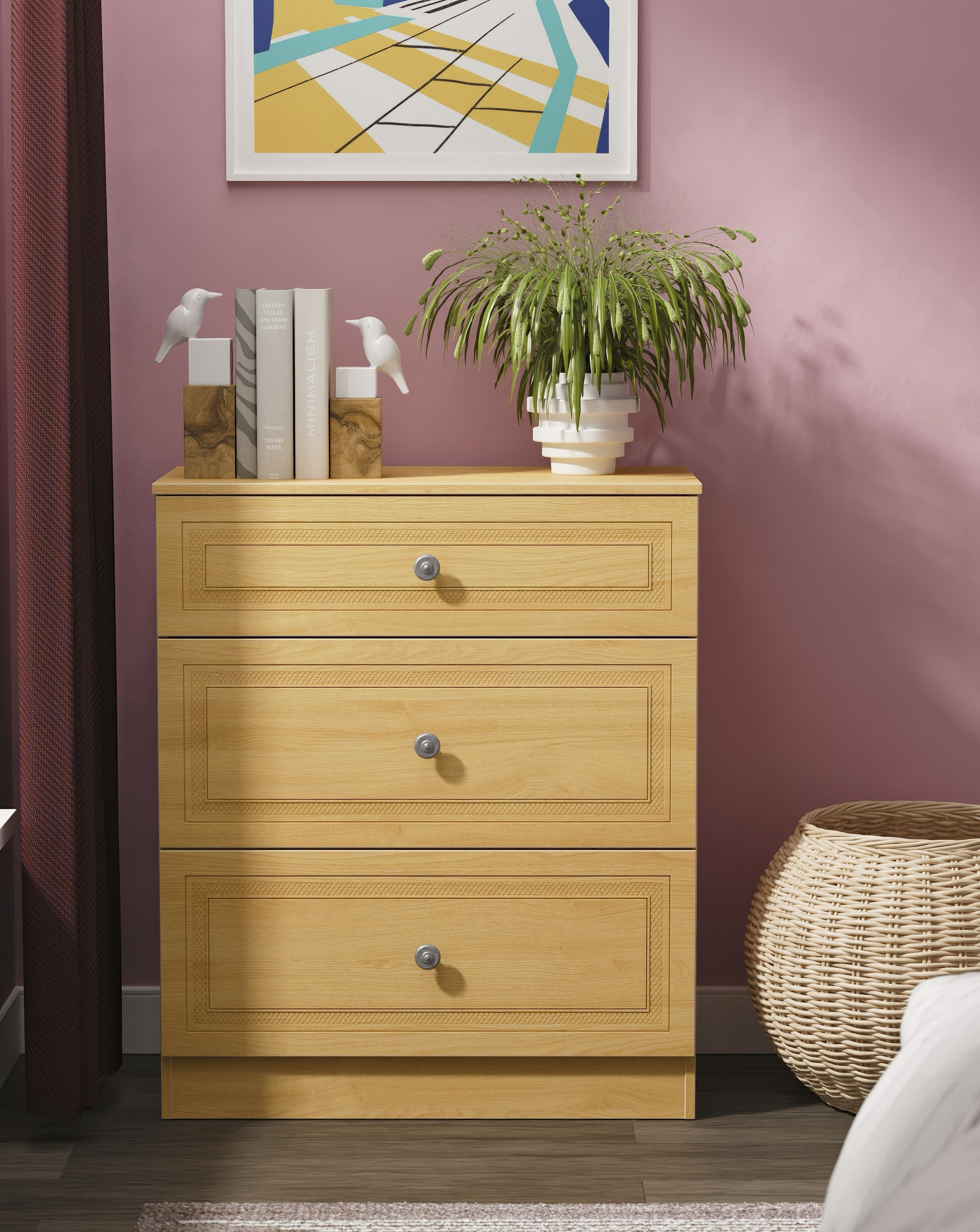 Richmond Assembled 3 Drawer Chest