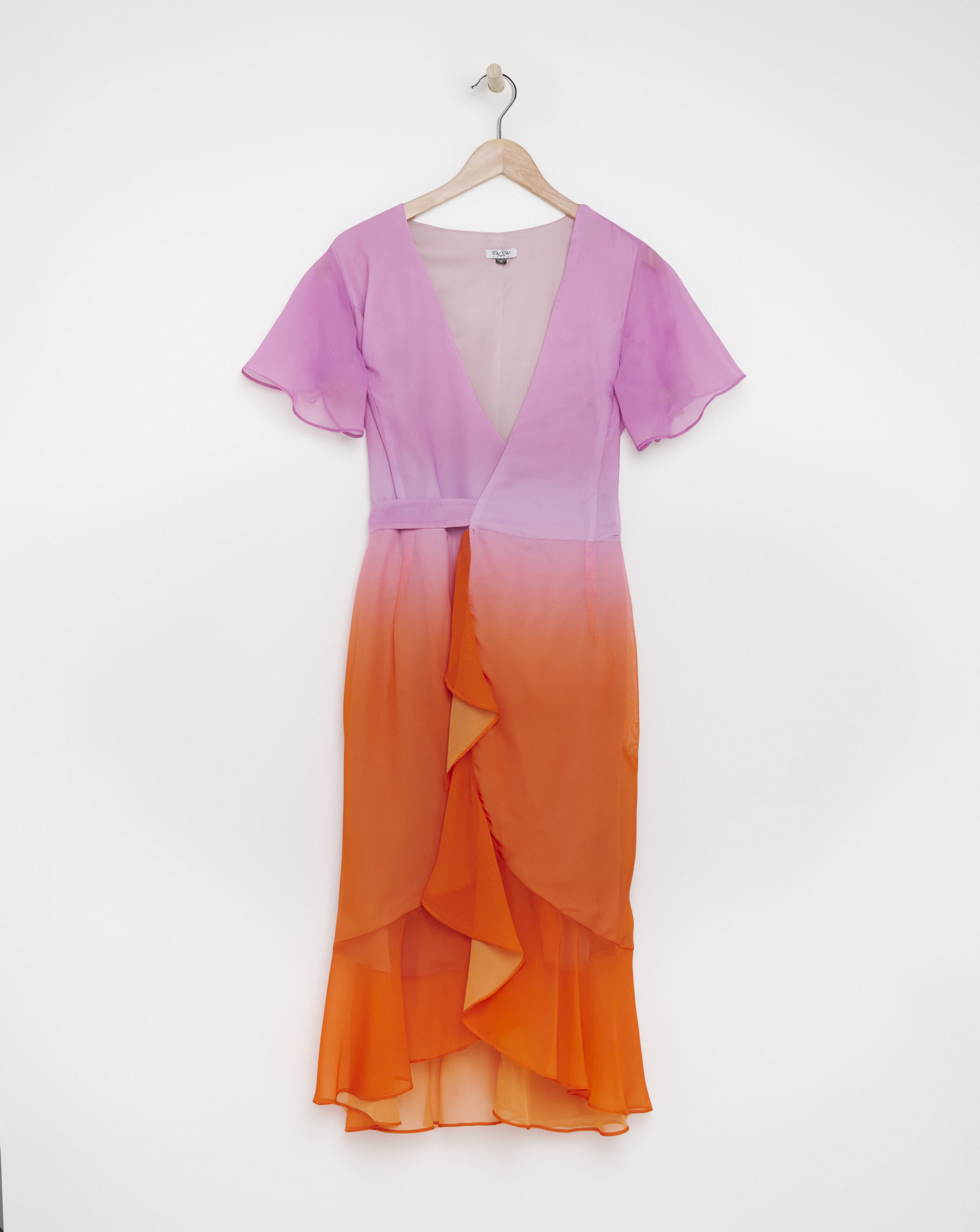 Chi London Wrap Midi Dress