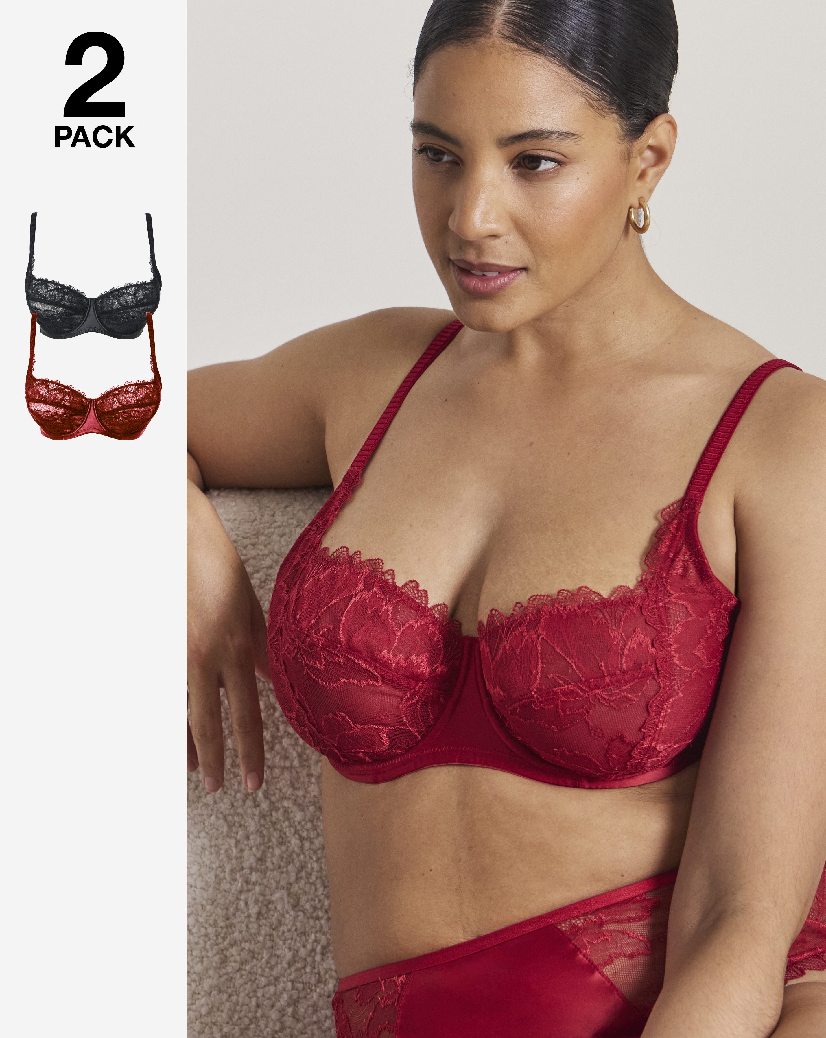 Pretty Secrets 2 Pack Willow Bras